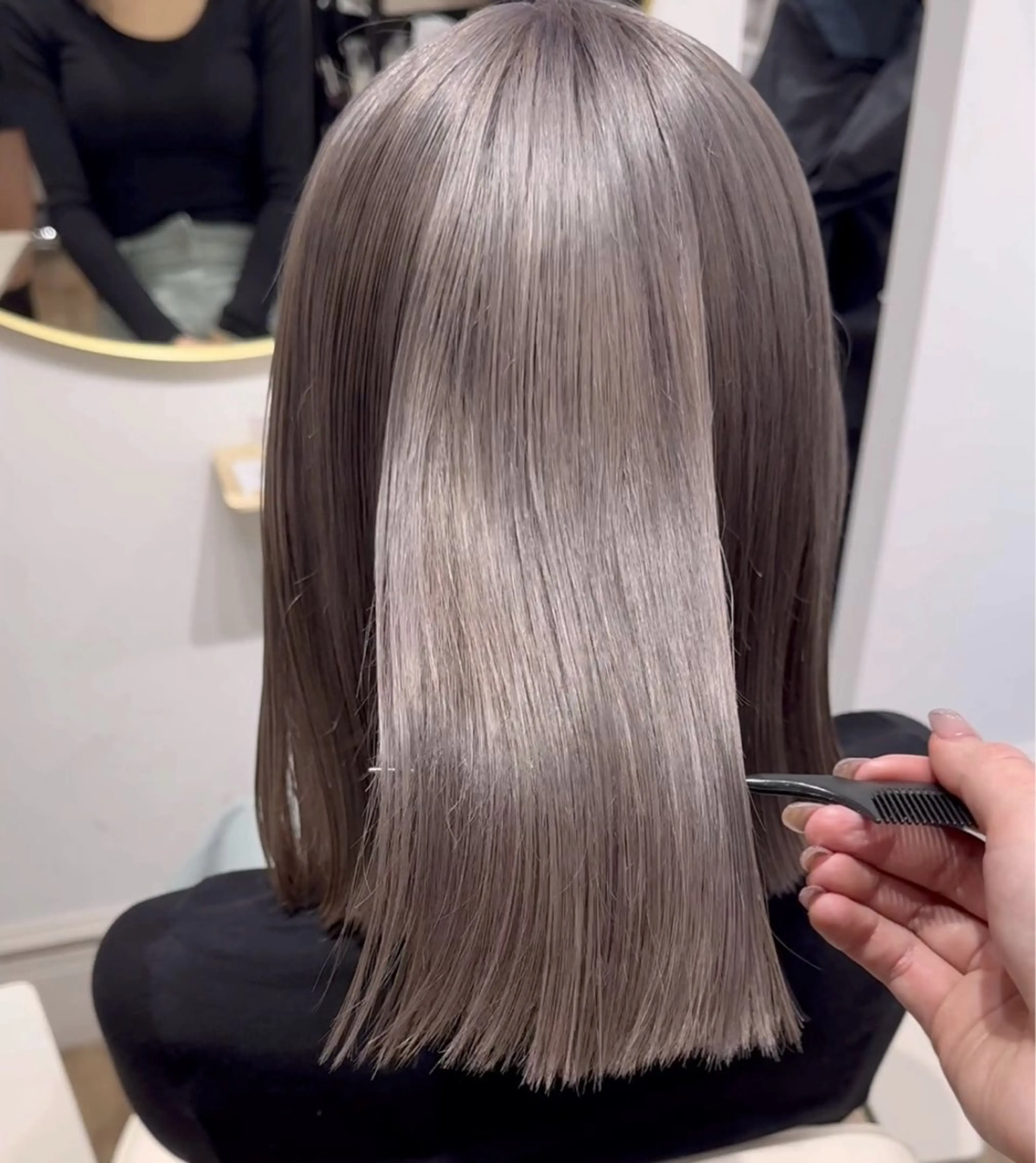カラー ヘアカラー 🌷柔らかクリーミー 🤍kirari🌷のヘアスタイル