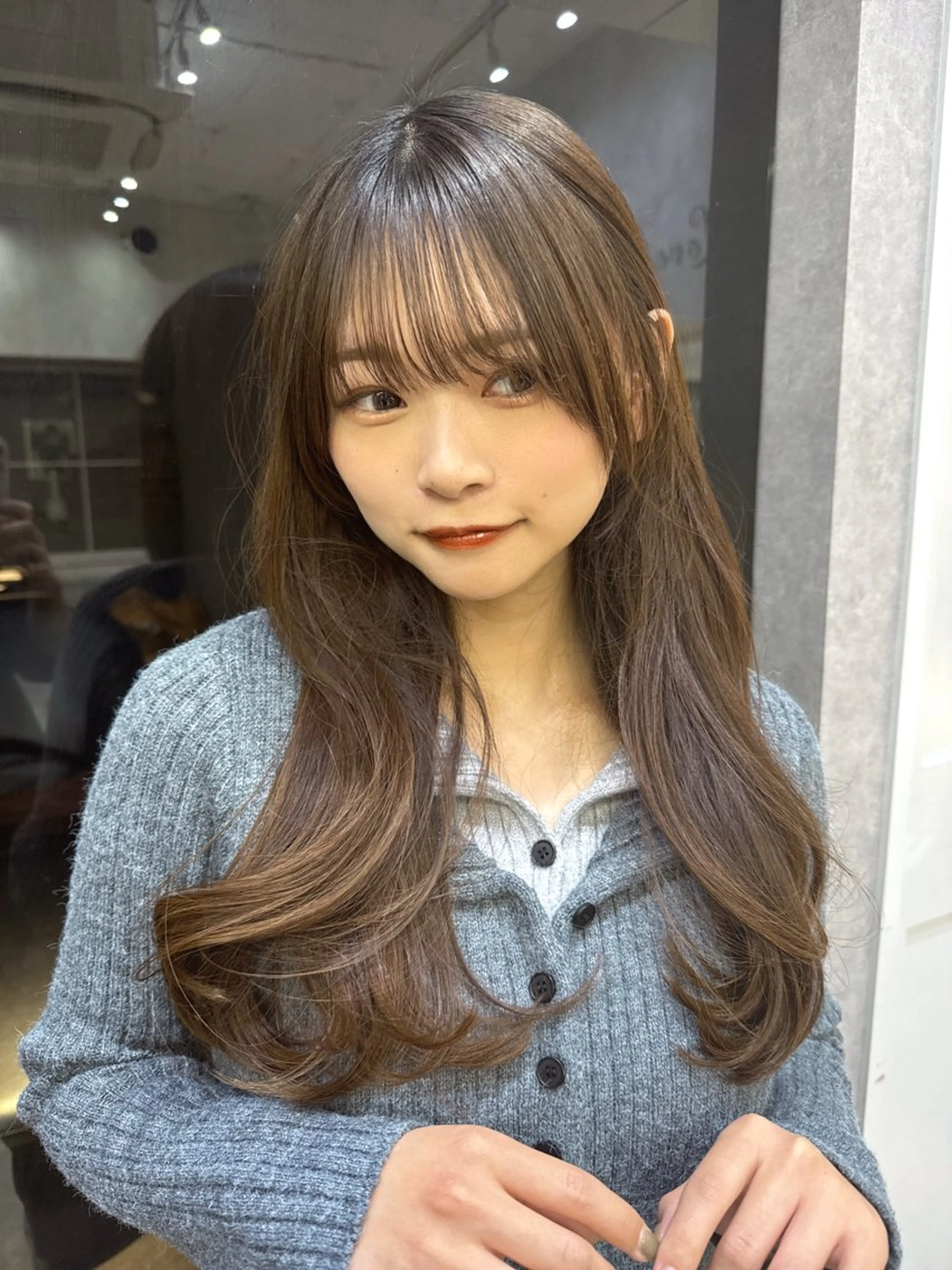 [🔴似合わせレイヤーカット🔴]韓国風🇰🇷カット+艶トリートメント🫧の写真