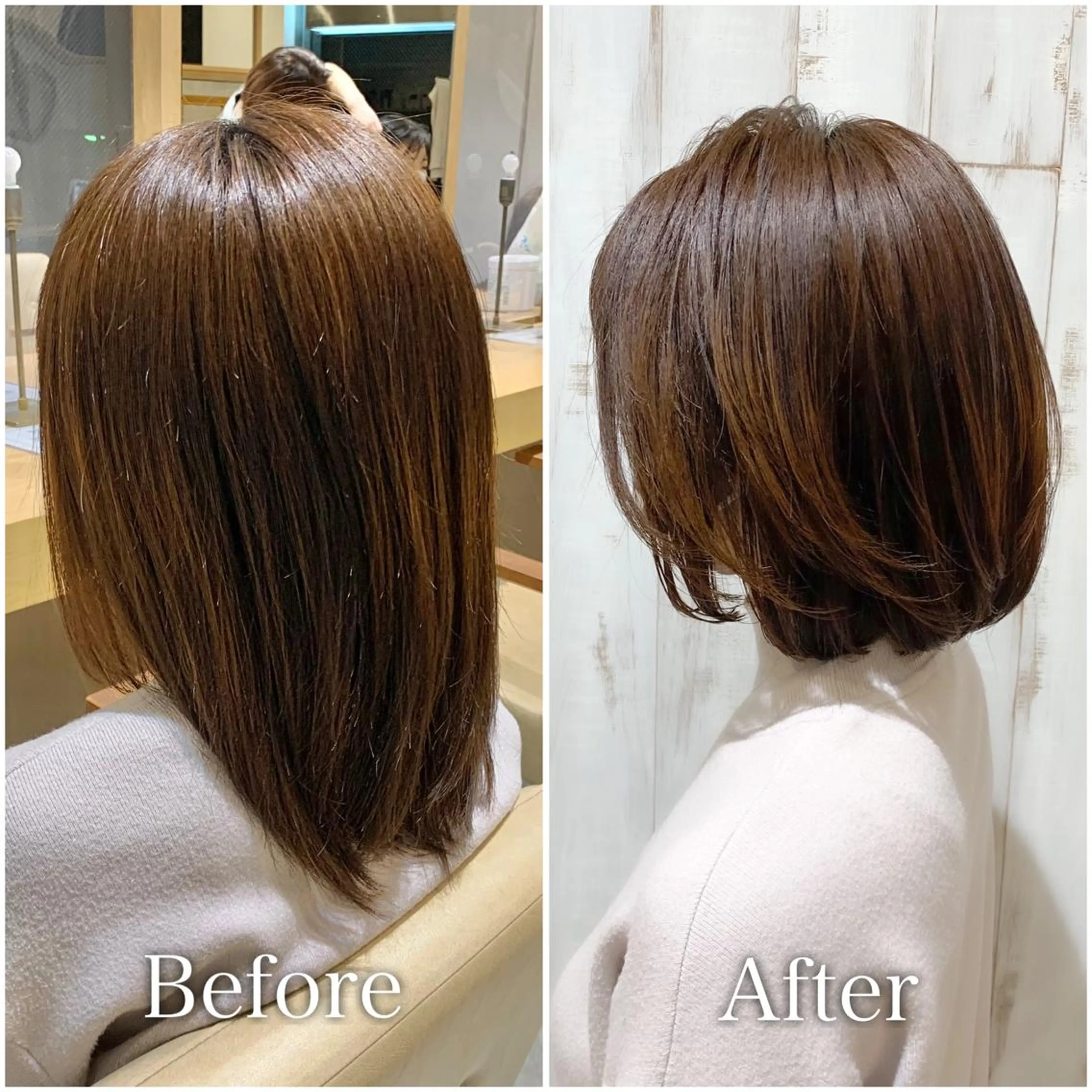 ショート ボブレイヤー ボブ レイヤーカット カット トリートメント 森本 裕太 / ボブのヘアスタイル