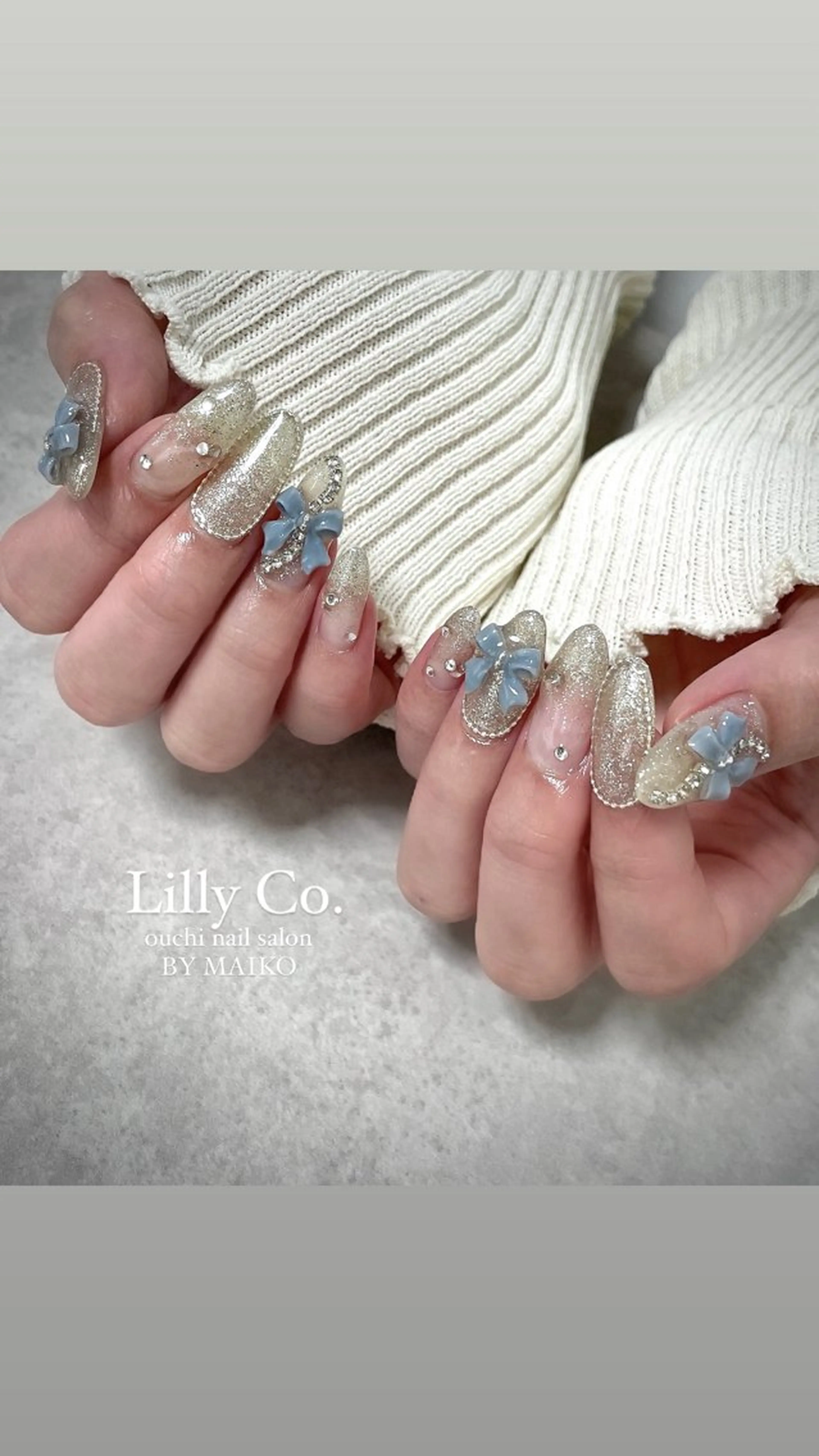 ネイル ガーリー ハンドネイル ハンドケア Lilly Co.のネイルデザイン