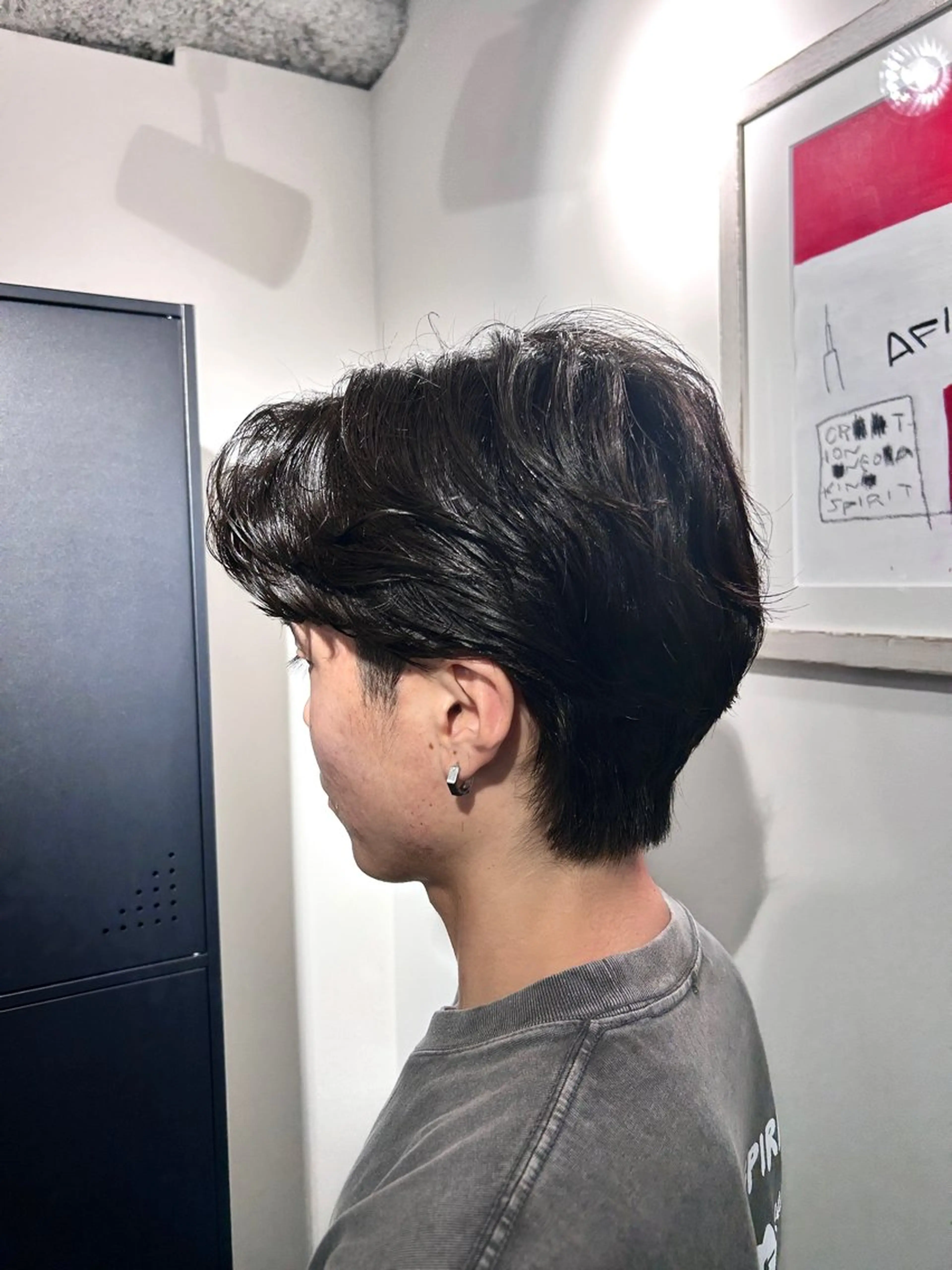 🌀メンズパーマ🌀フェザー・ニュアンス（毛流れパーマ🧑🏻‍🦱）カット➕パーマ  トリートメント追加可能🙆‍♀️の写真