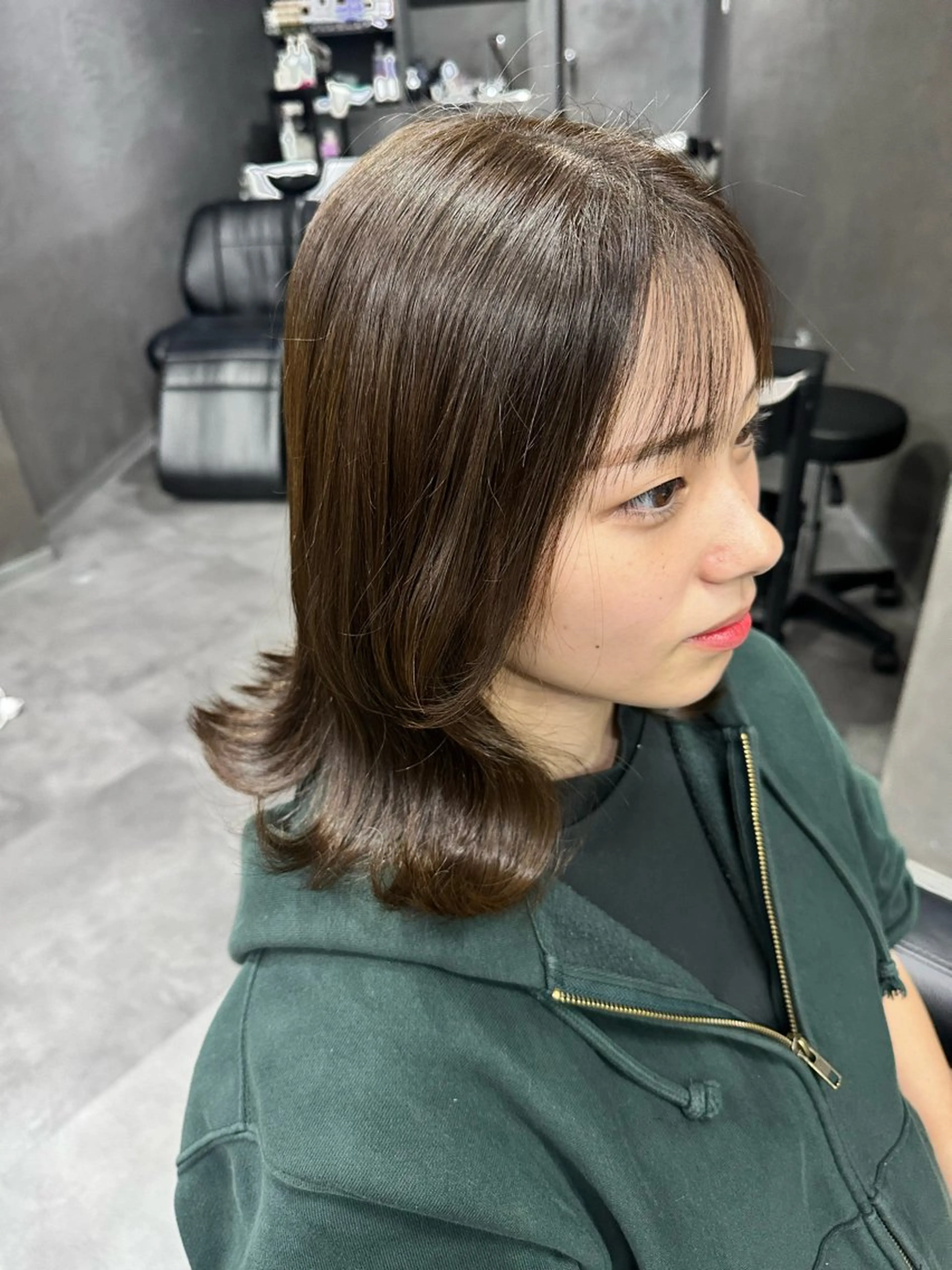 ミディアム カラー ヘアカラー 三木 まことのヘアスタイル