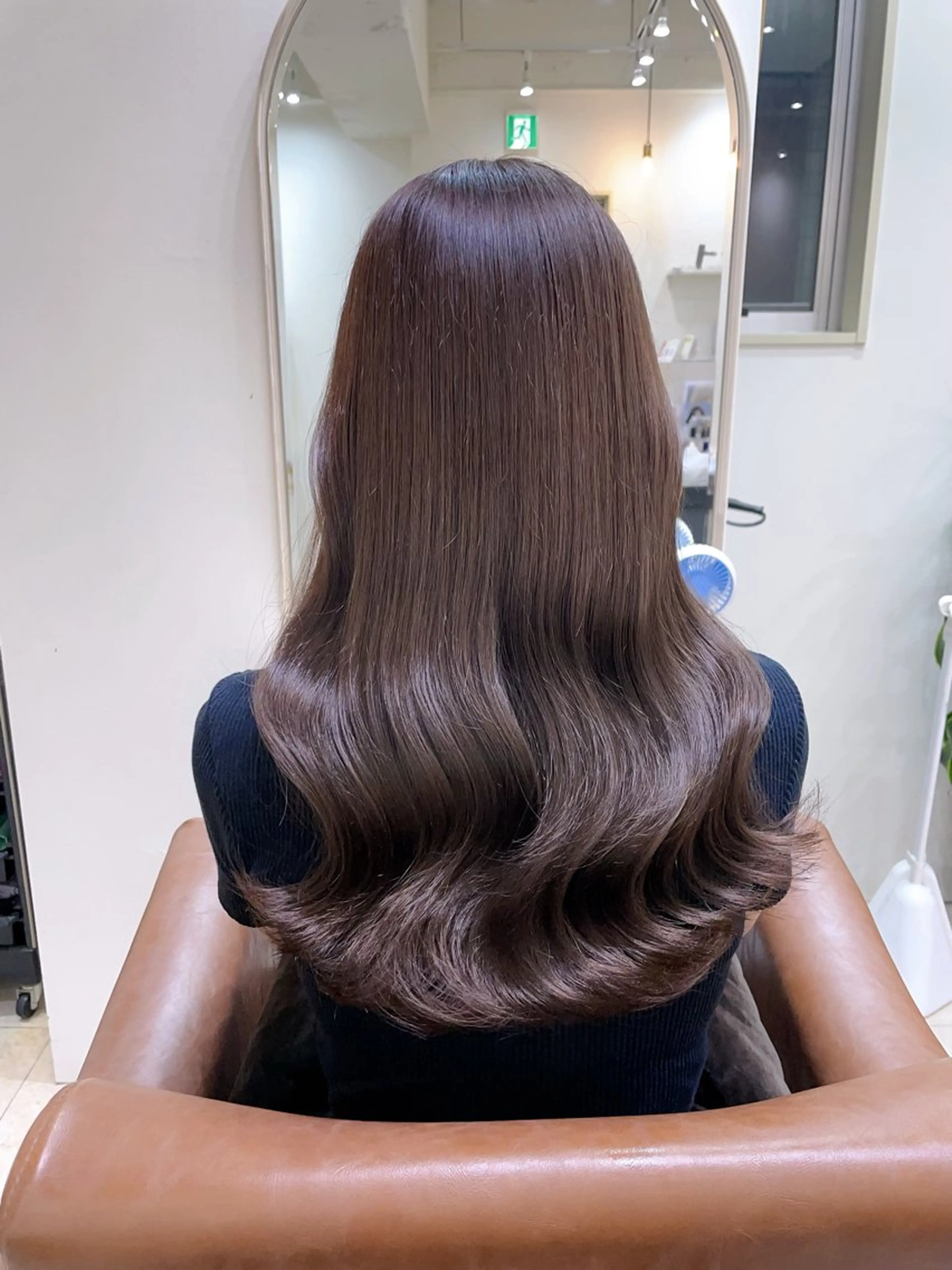 ロング カラー カット ヘアカラー トリートメント 村山 茉衣のヘアスタイル