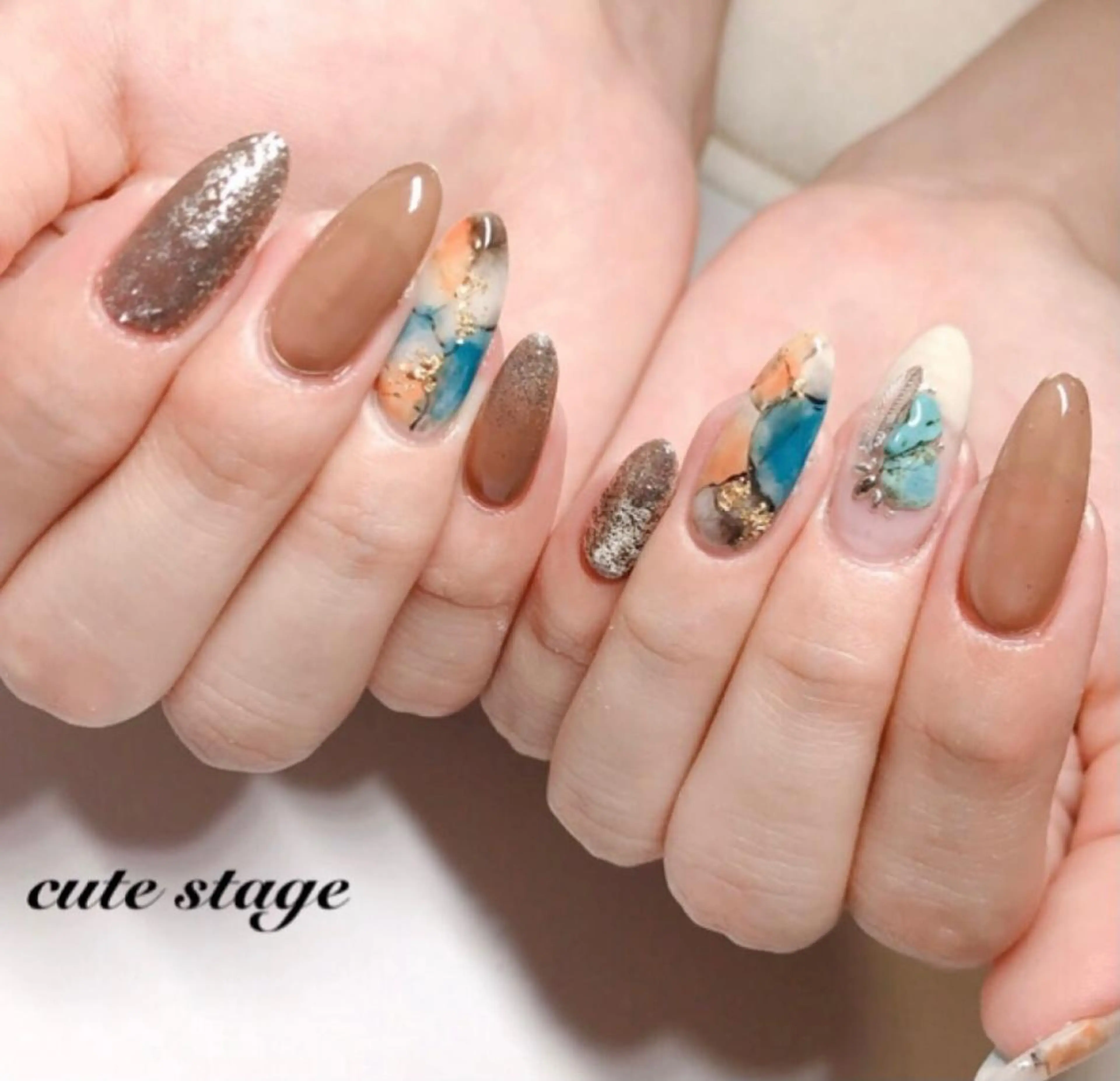 ネイル アートネイル ハンドネイル cute stage所属・CUTE STAGEのネイルデザイン