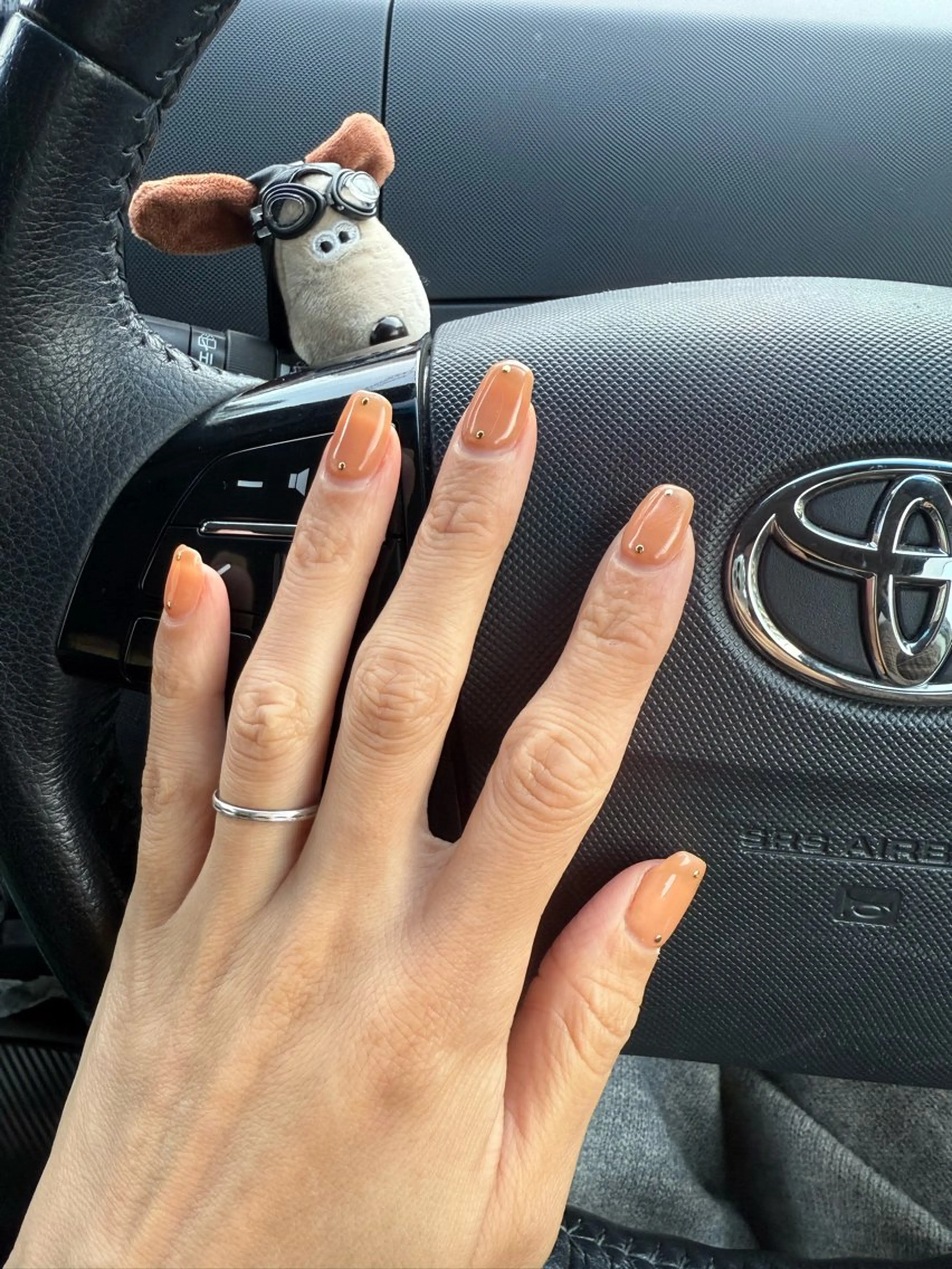 ネイル シンプルネイル ハンドネイル デ・アイム「nail salon MIMIPARUN」所属・ナリス化粧品 MIMIPARUNのネイルデザイン