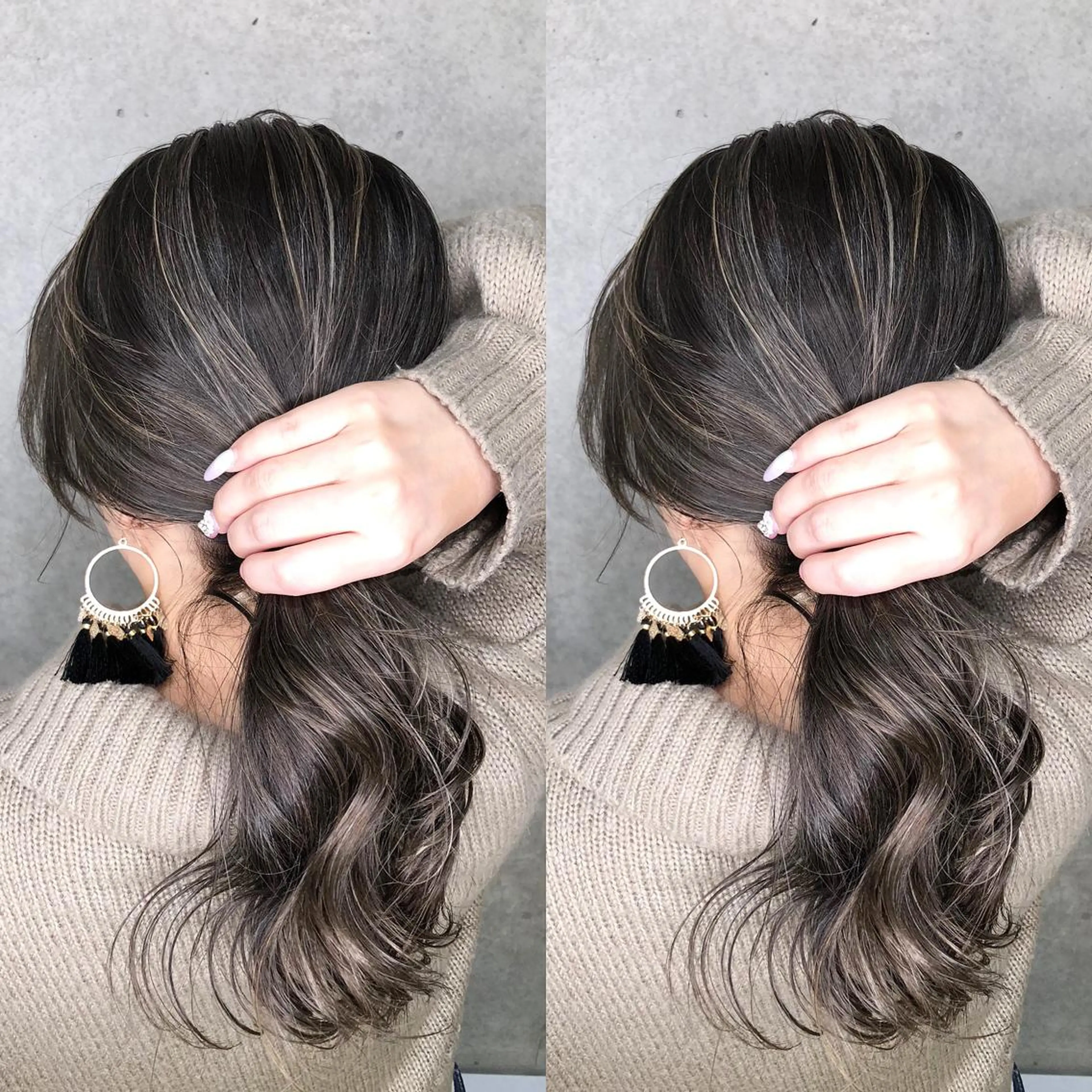 ロング カラー ヘアカラー トリートメント 🌈艶ハイトーン🌈 心を込めます🤝涼介のヘアスタイル