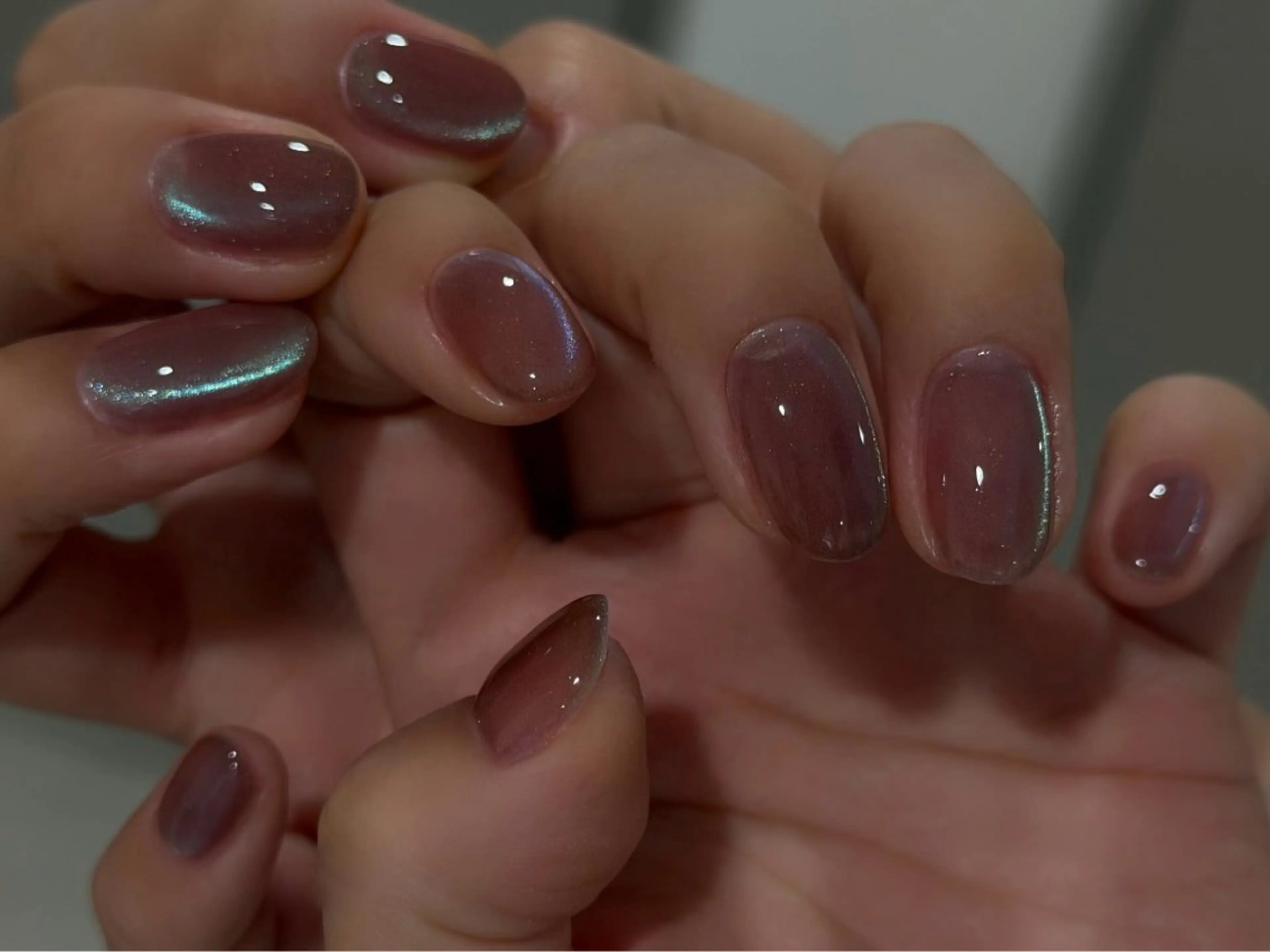 ネイル マグネットネイル シンプルネイル ワンホンネイル ANOVA所属・ANOVA アノヴァのネイルデザイン