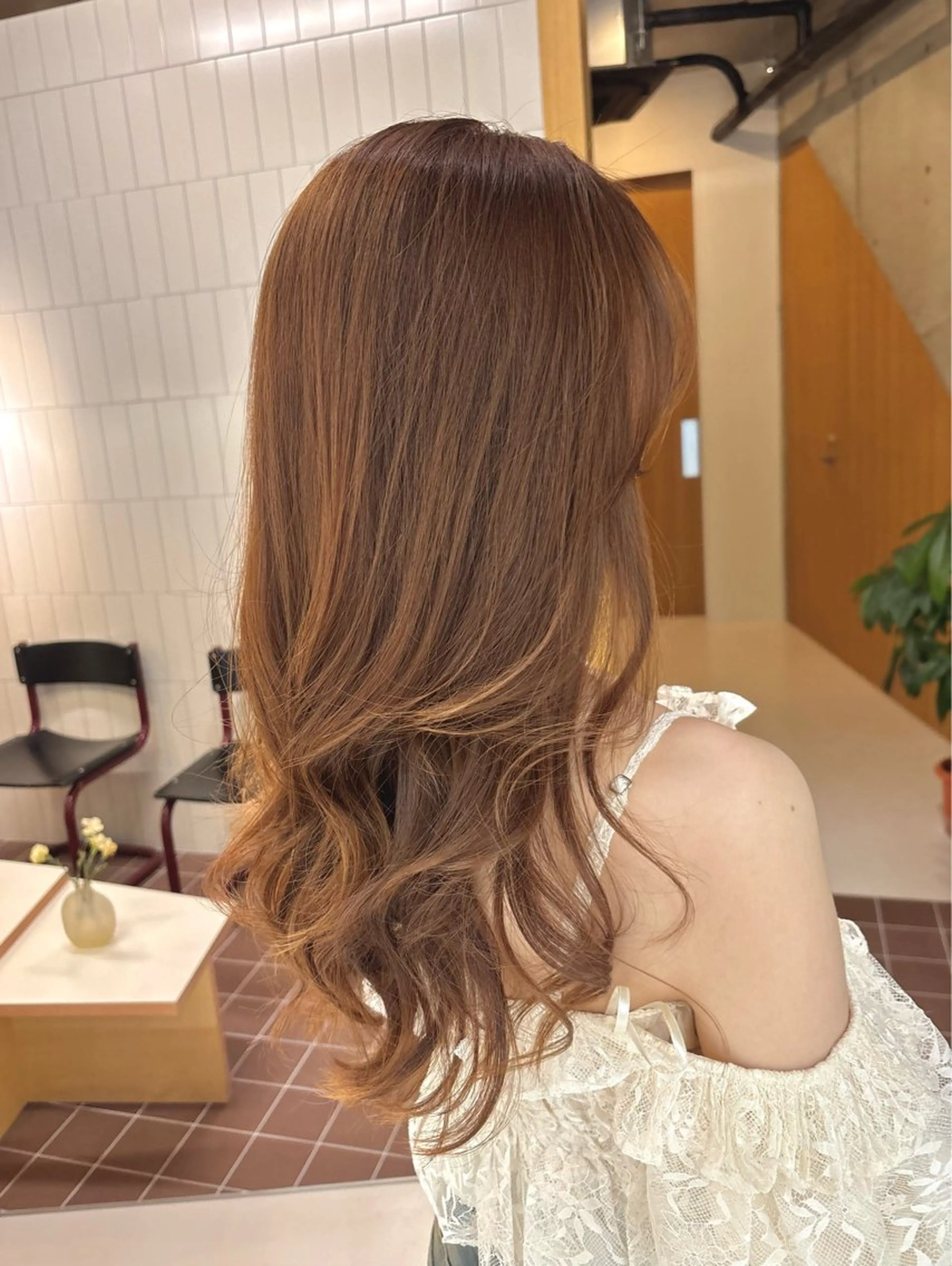 セミロング カット ヘアカラー トリートメント nagi所属・透明感／髪質改善 ／ 千種／りかのヘアスタイル