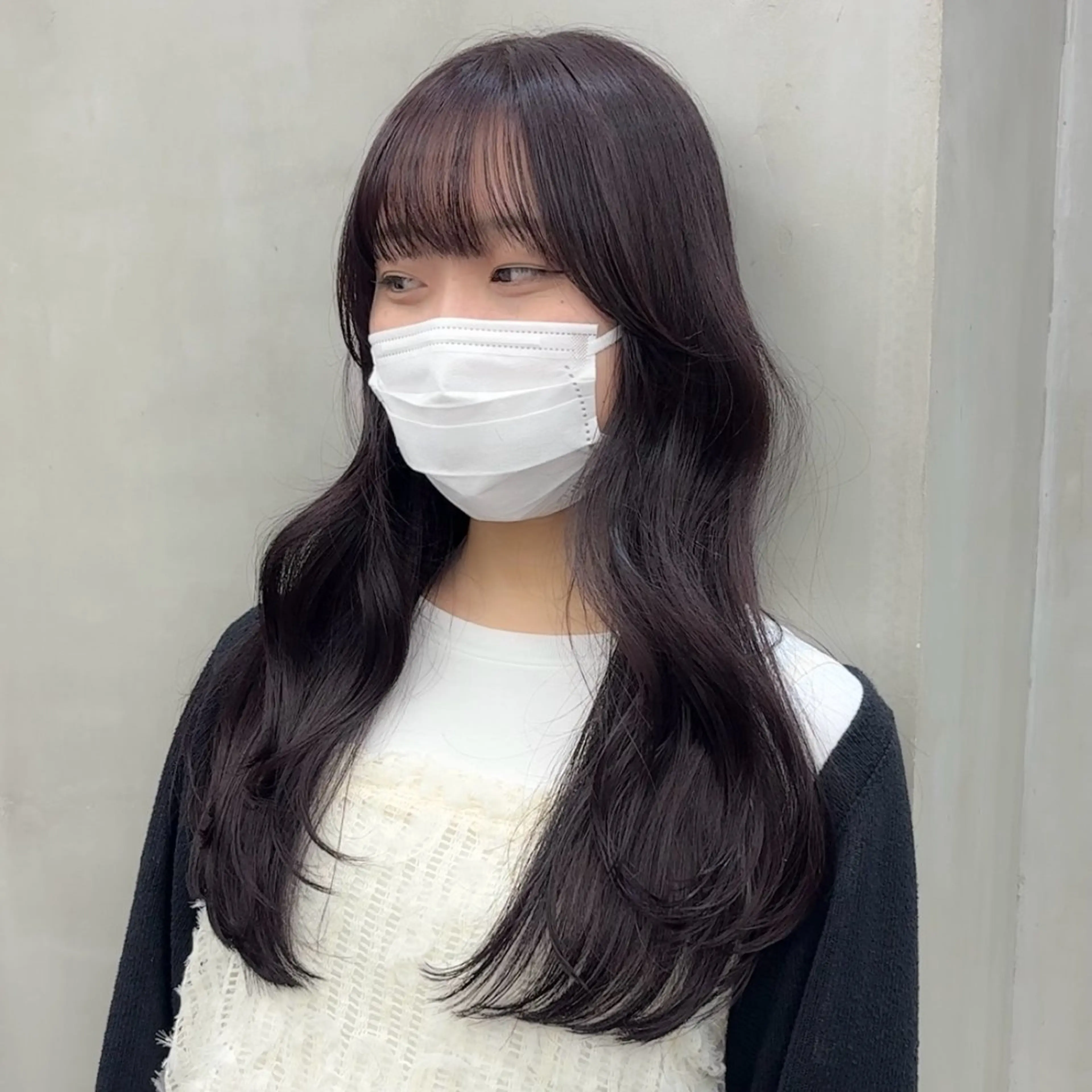 ロング カラー ブリーチ ブラウンカラー ラベンダーカラー ヘアカラー The Path ARENのヘアスタイル