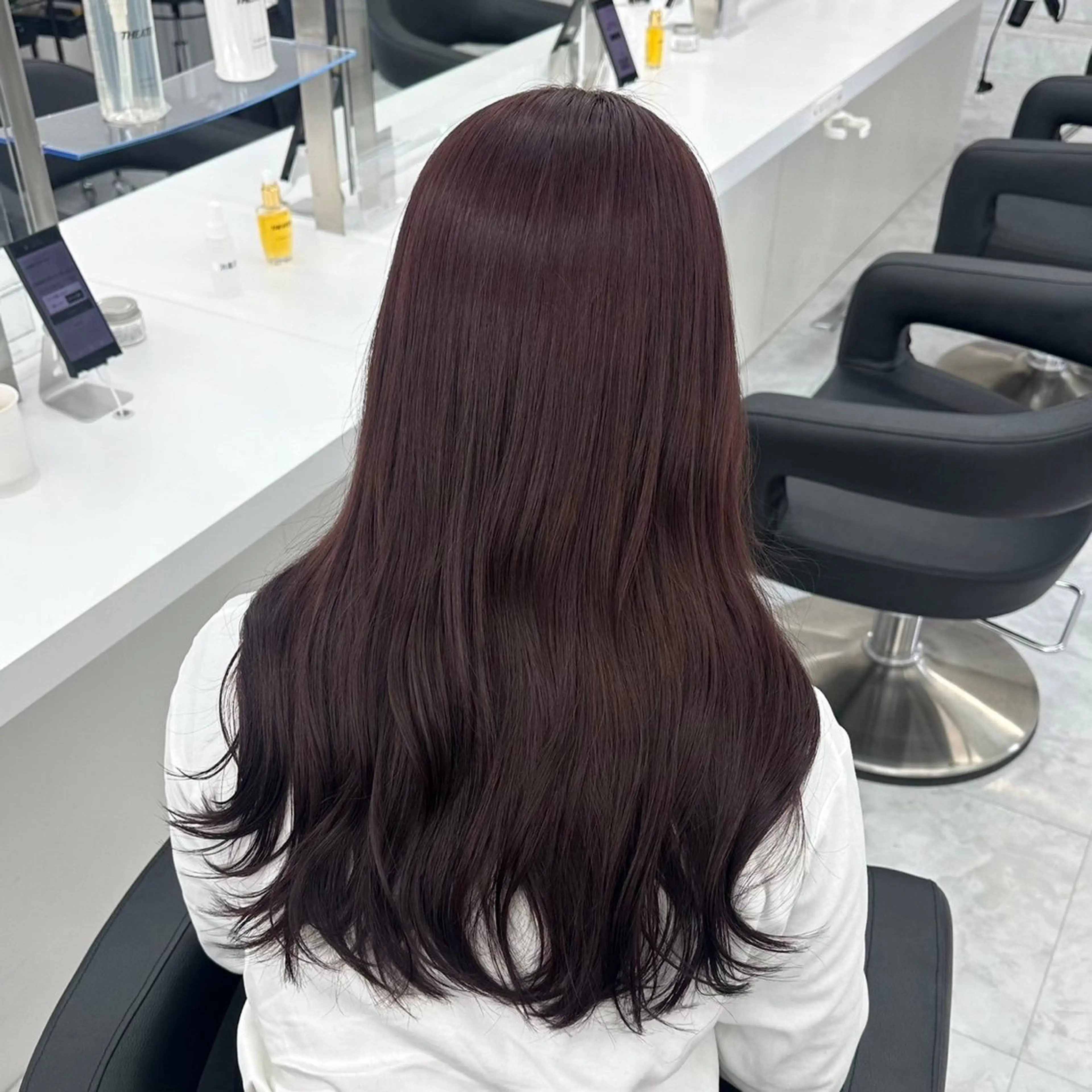 ロング カラー kazuki /韓国 juicyな暖色🍑のヘアスタイル