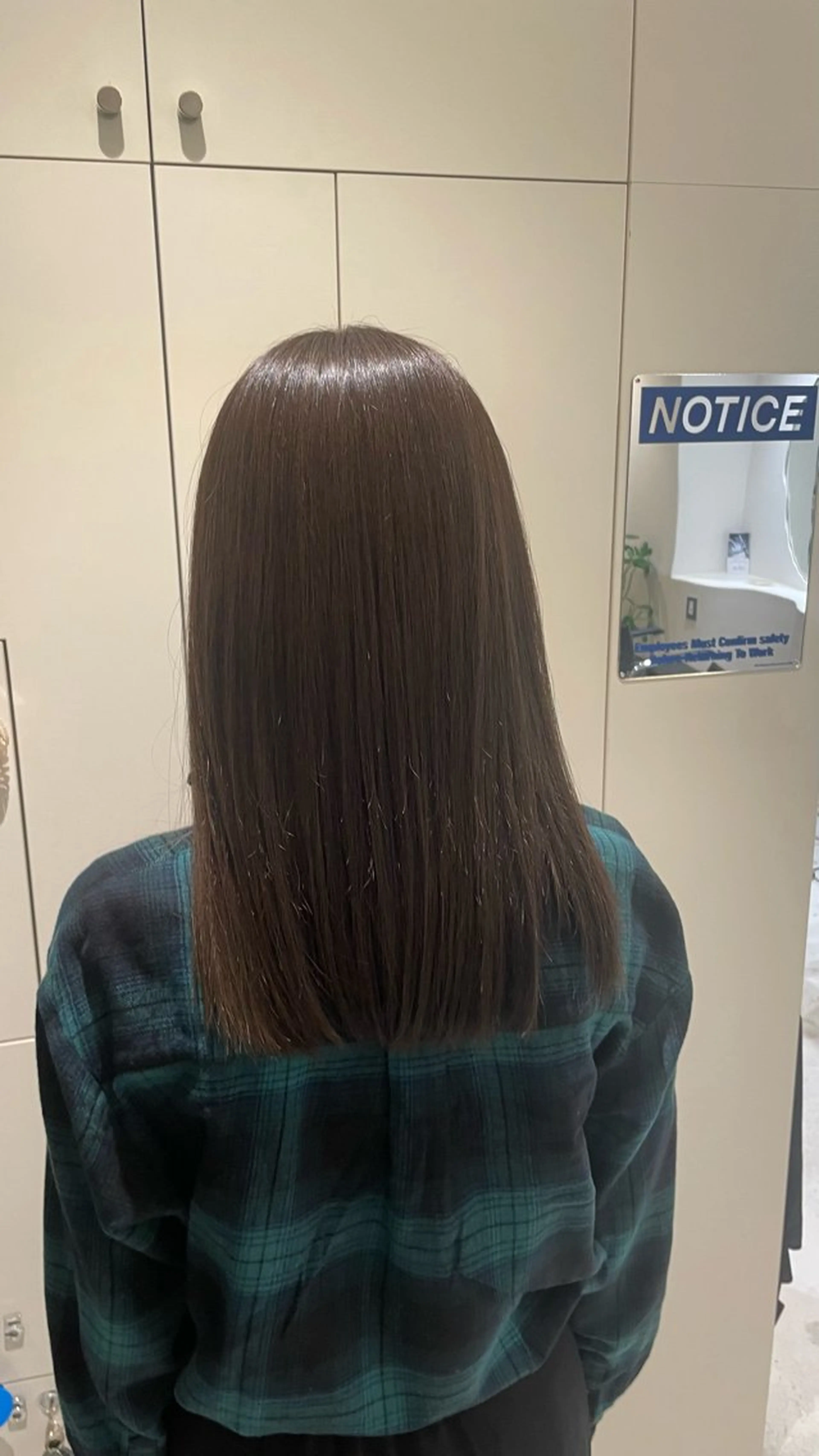 ロング カラー グレージュ オリーブグレージュ オリーブグレー たかはし ゆうなのヘアスタイル