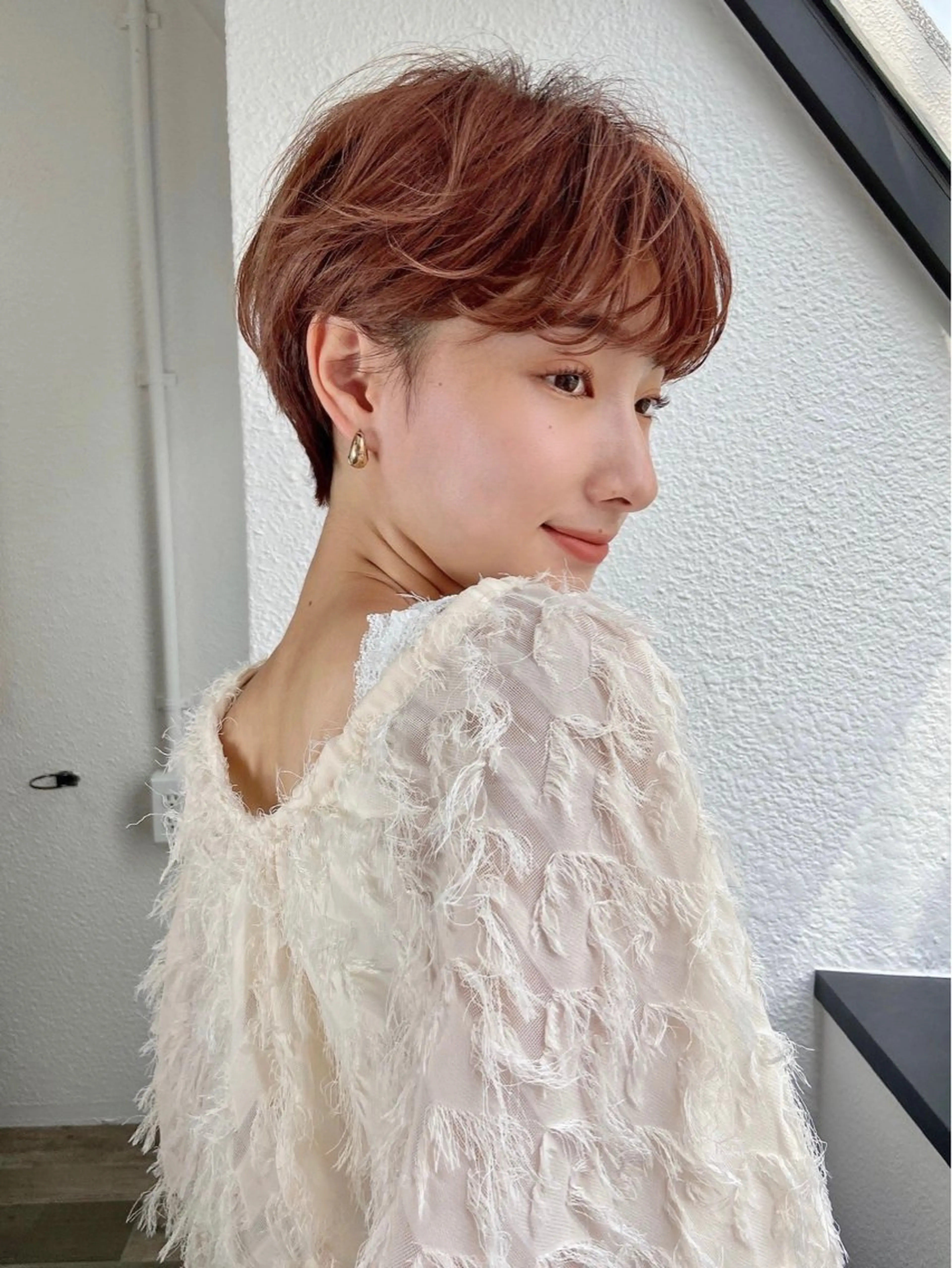 ショート カラー カット ヘアカラー トリートメント 🦋透明感カラー🦋 なつやのヘアスタイル