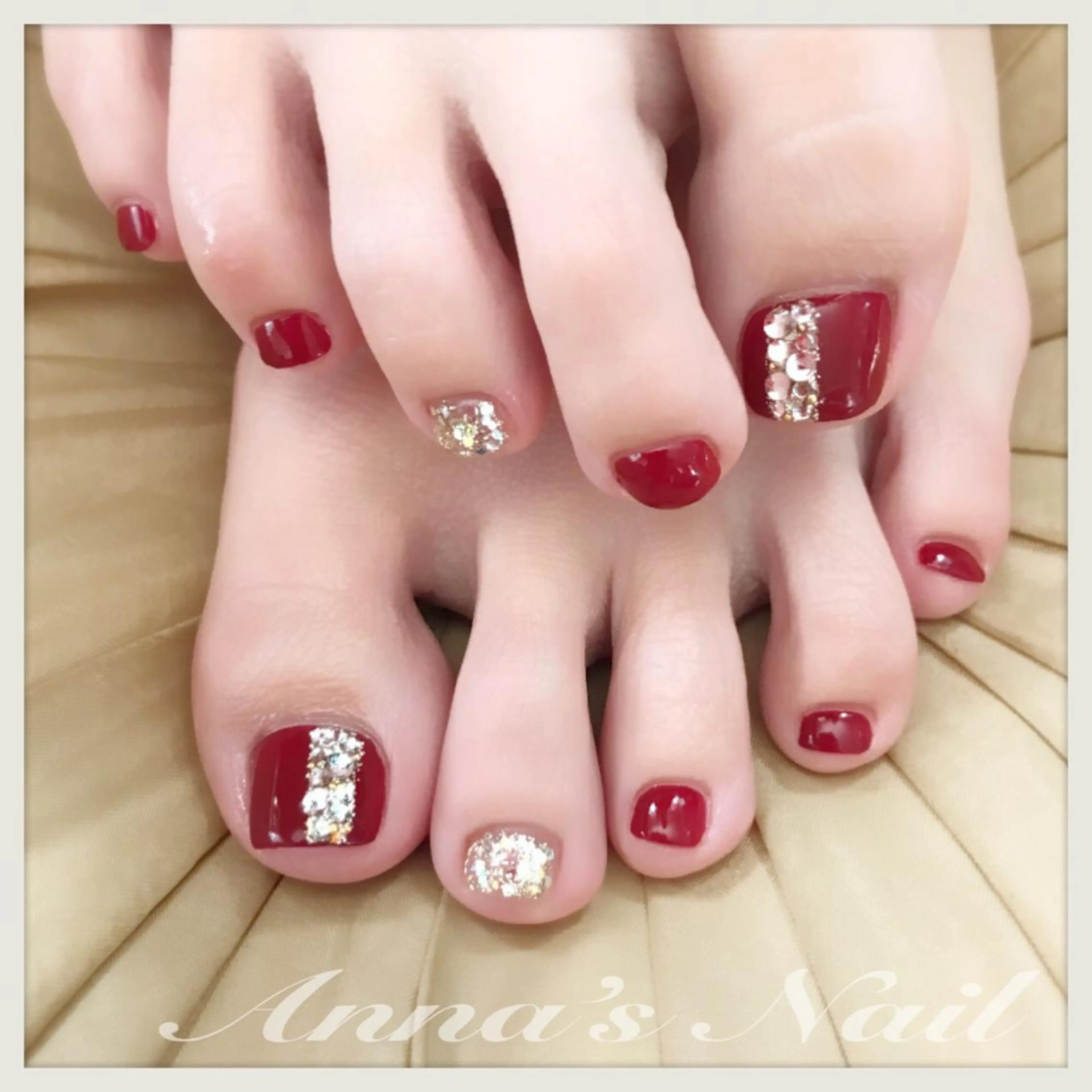 ネイル ボルドー Anna’s Nail所属・清口 杏奈のネイルデザイン