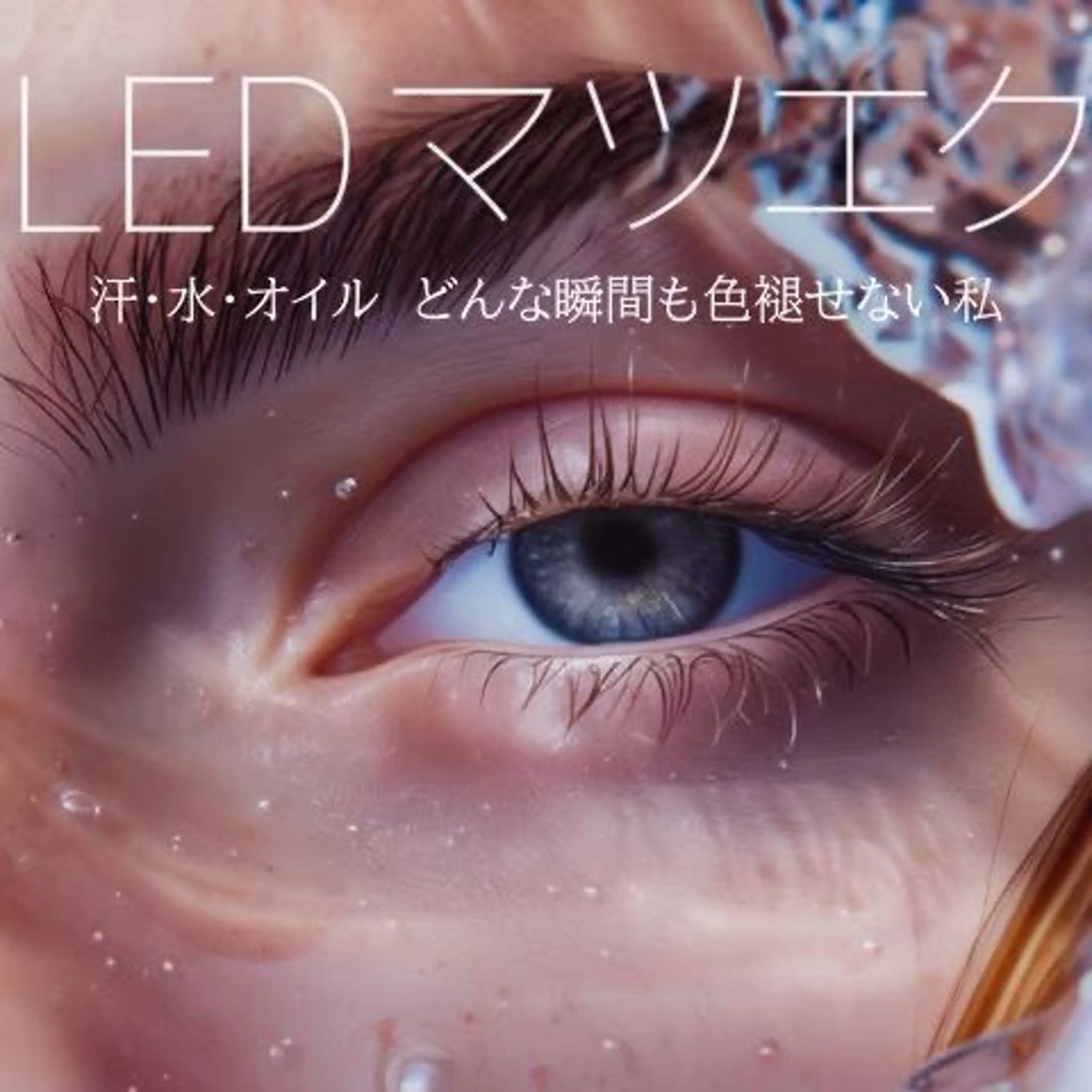 新メニュー《LEDマツエク》110本¥5,500/140本¥6,500 水分、油分に強く!持ちUP!/毛質フラットの写真