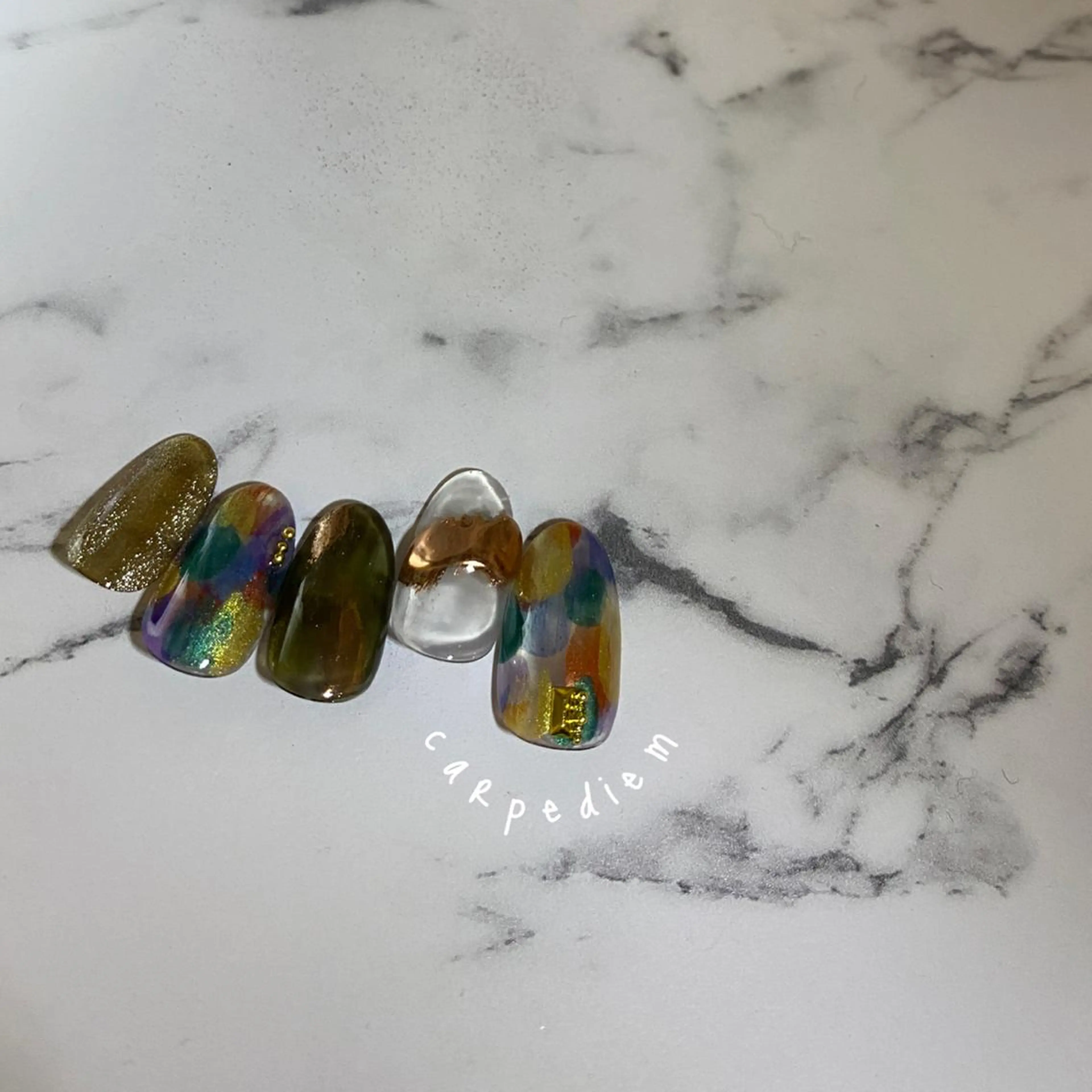 ネイル 城東区ネイルサロン carpediemのネイルデザイン