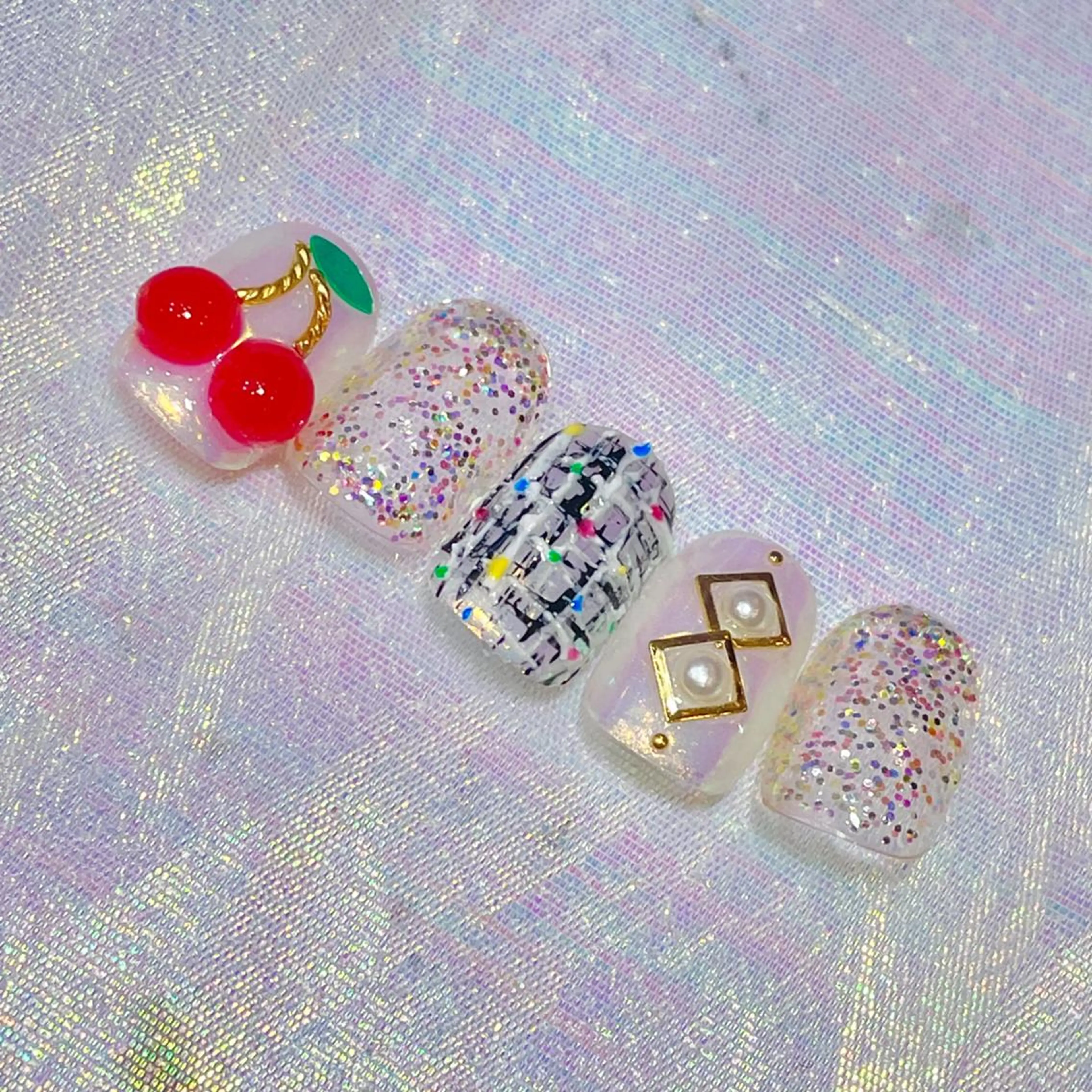 ネイル Menail心斎橋筋 ギャル×韓国🇰🇷のネイルデザイン