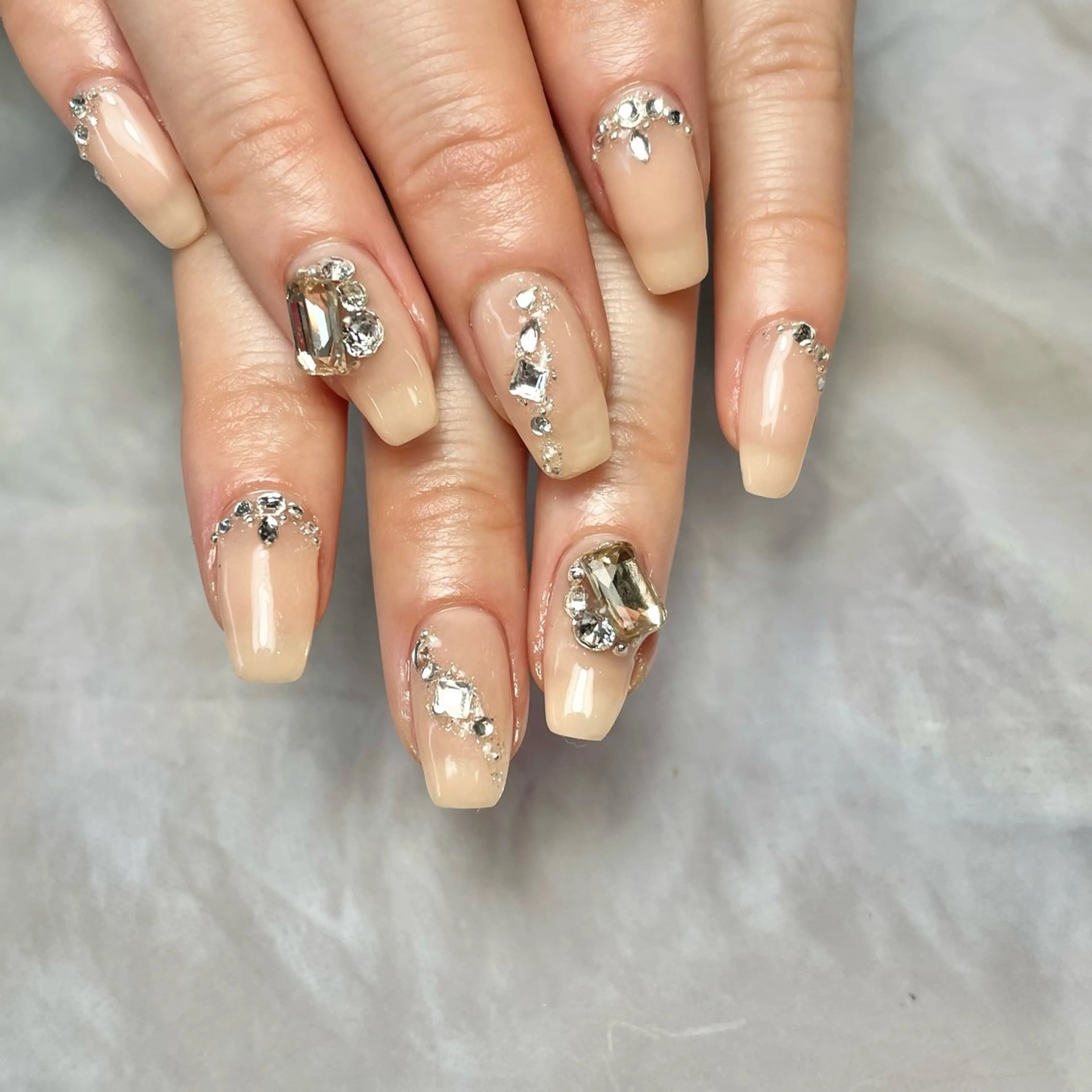 ネイル キラキラネイル 持ち込み ハンドネイル Reflection marikoのネイルデザイン