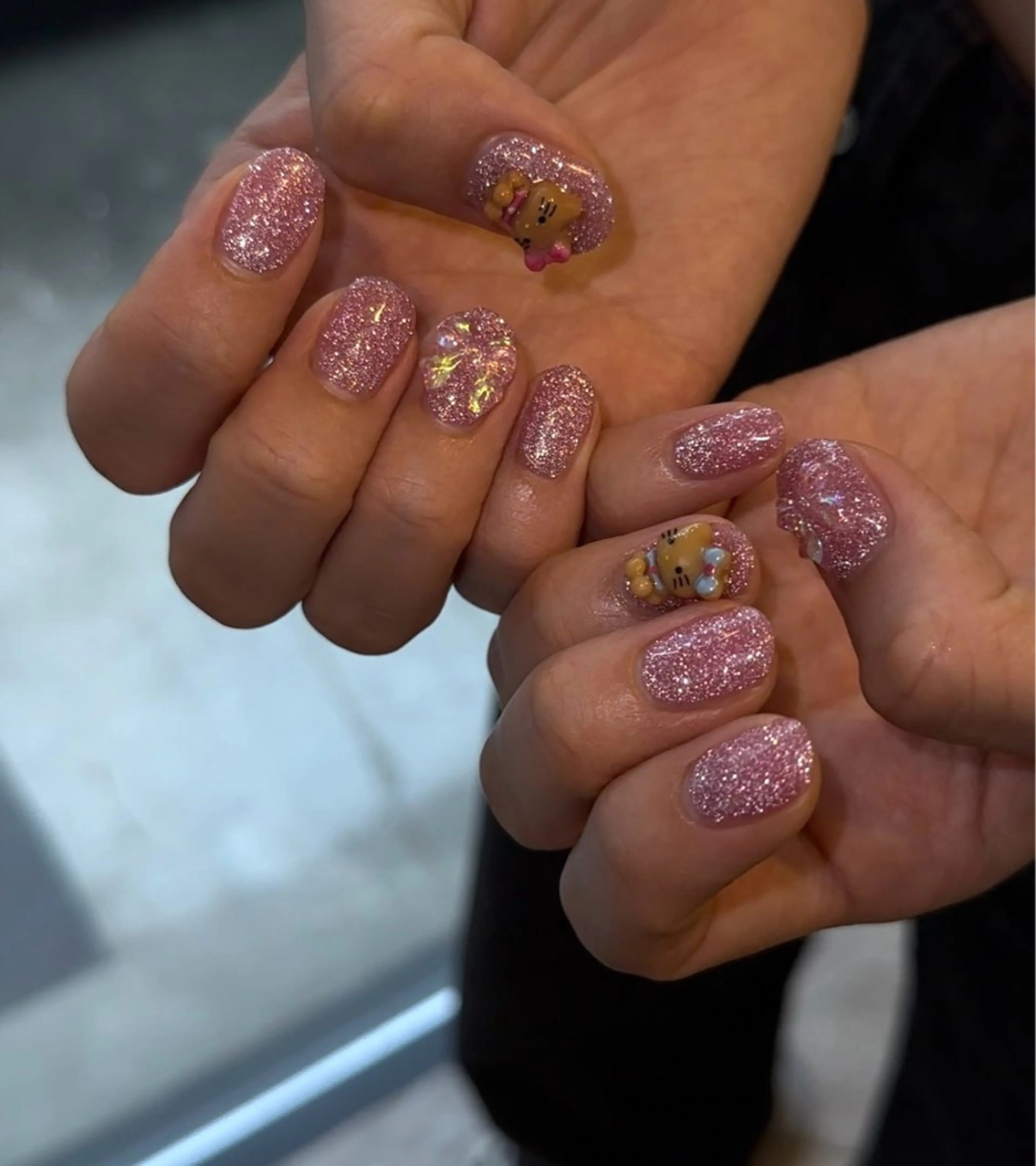 🌷【ハンドオフありアクリル長さだし〇】ワンカラーorラメグラ🌷 ＋￥500でフラッシュラメ、マグネットに変更可◎の写真