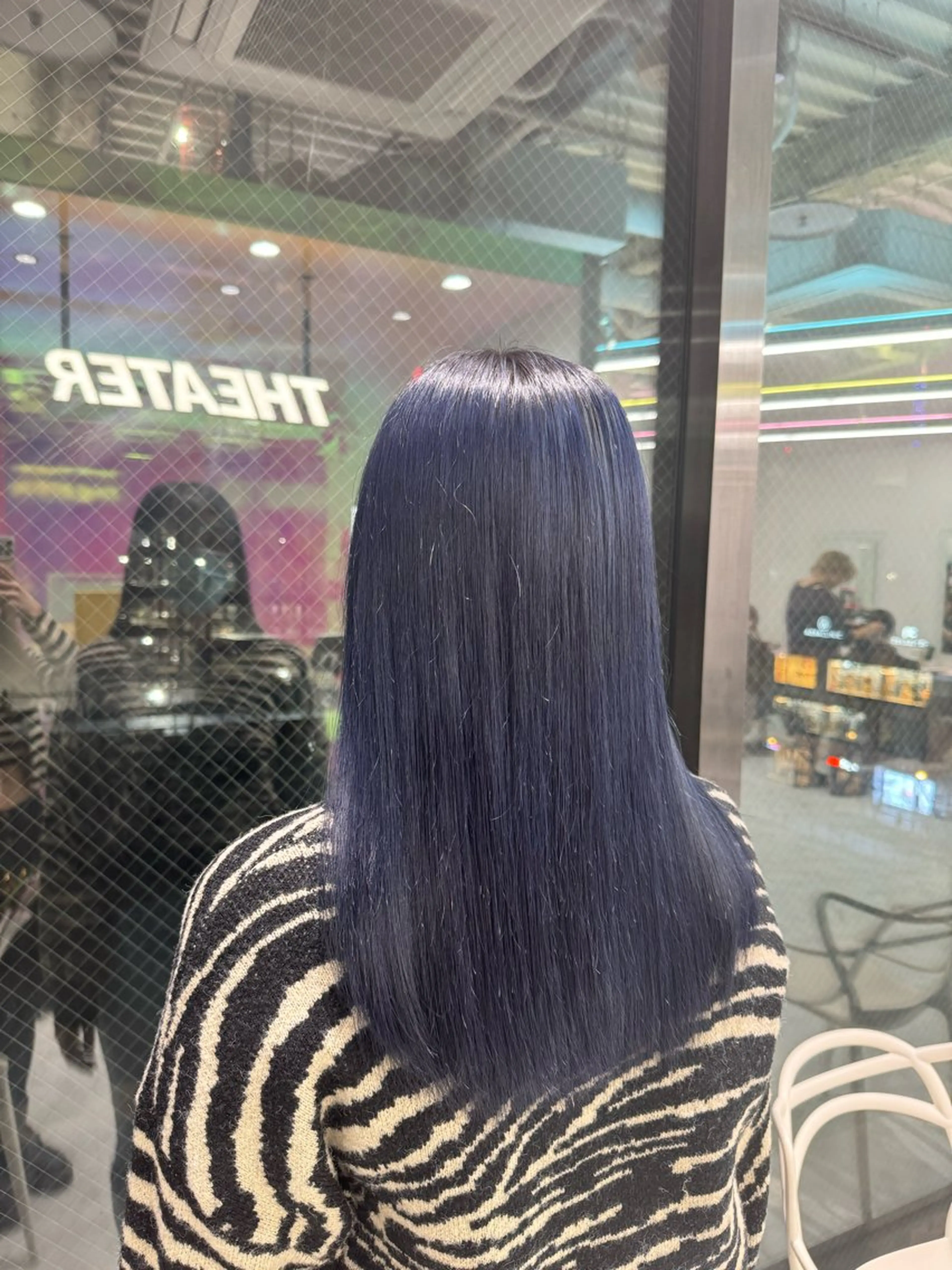 ミディアム カラー ブルーカラー ブルーラベンダー ラベンダーカラー ヘアカラー ヘッドスパ ヘアセット ♡ブリーチカラー♡ Mirioのヘアスタイル