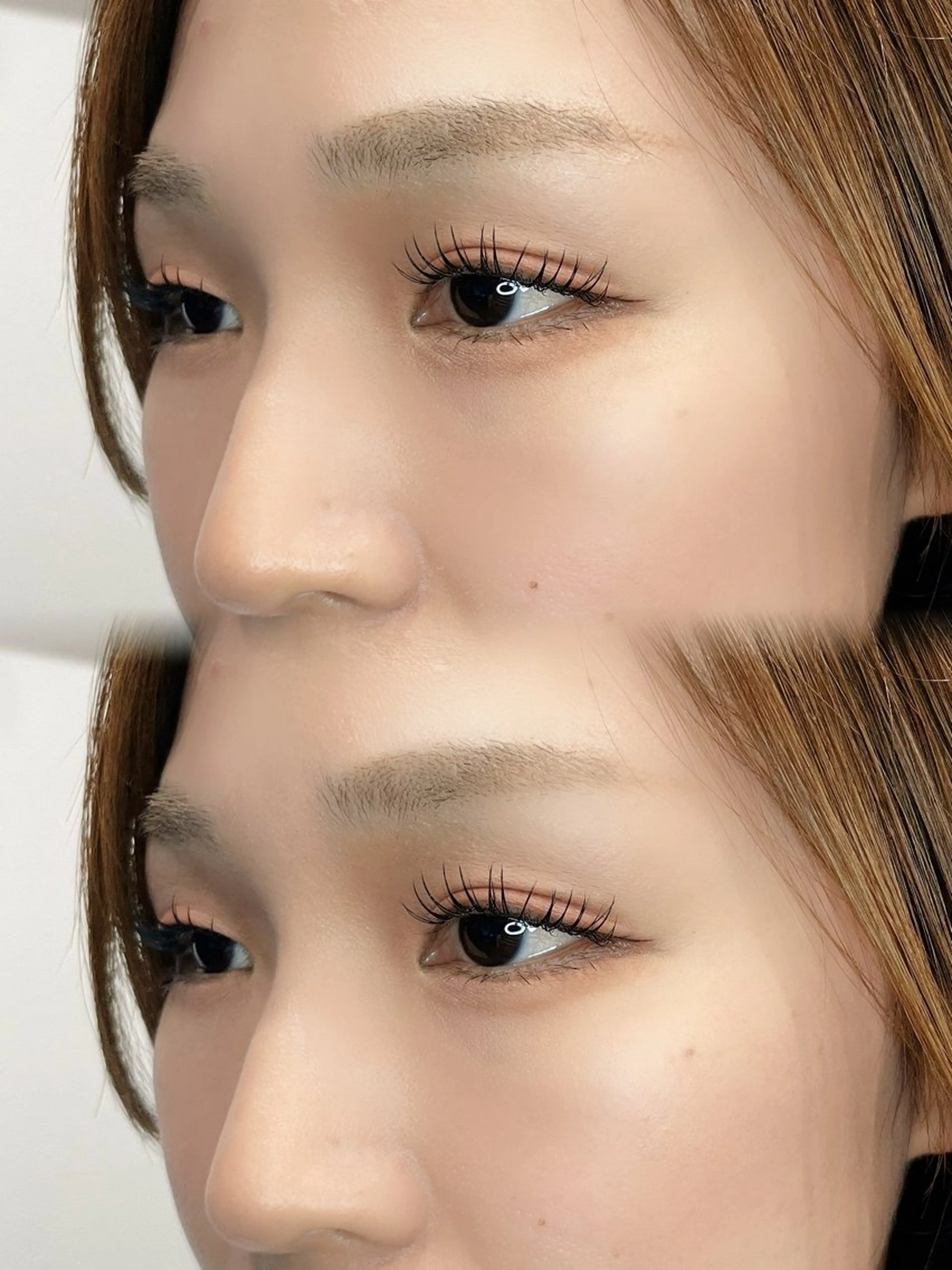 マツエク・マツパ パリジェンヌラッシュリフト canvas hair produce所属・新居 一杏のマツエク・マツパデザイン