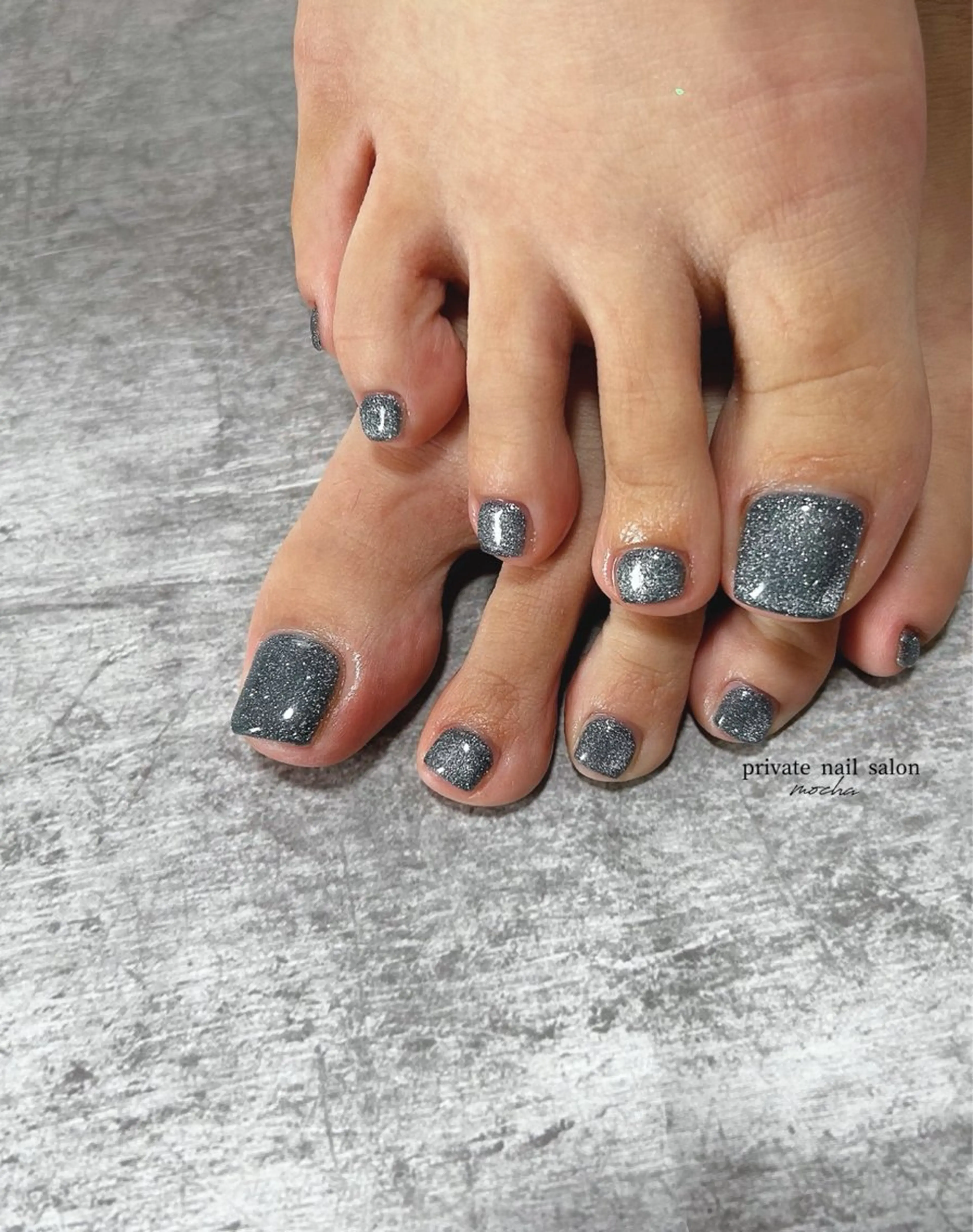 ネイル カジュアル フットネイル フレンチネイル マグネットネイル ミラーネイル ハンドネイル mocha nailのネイルデザイン