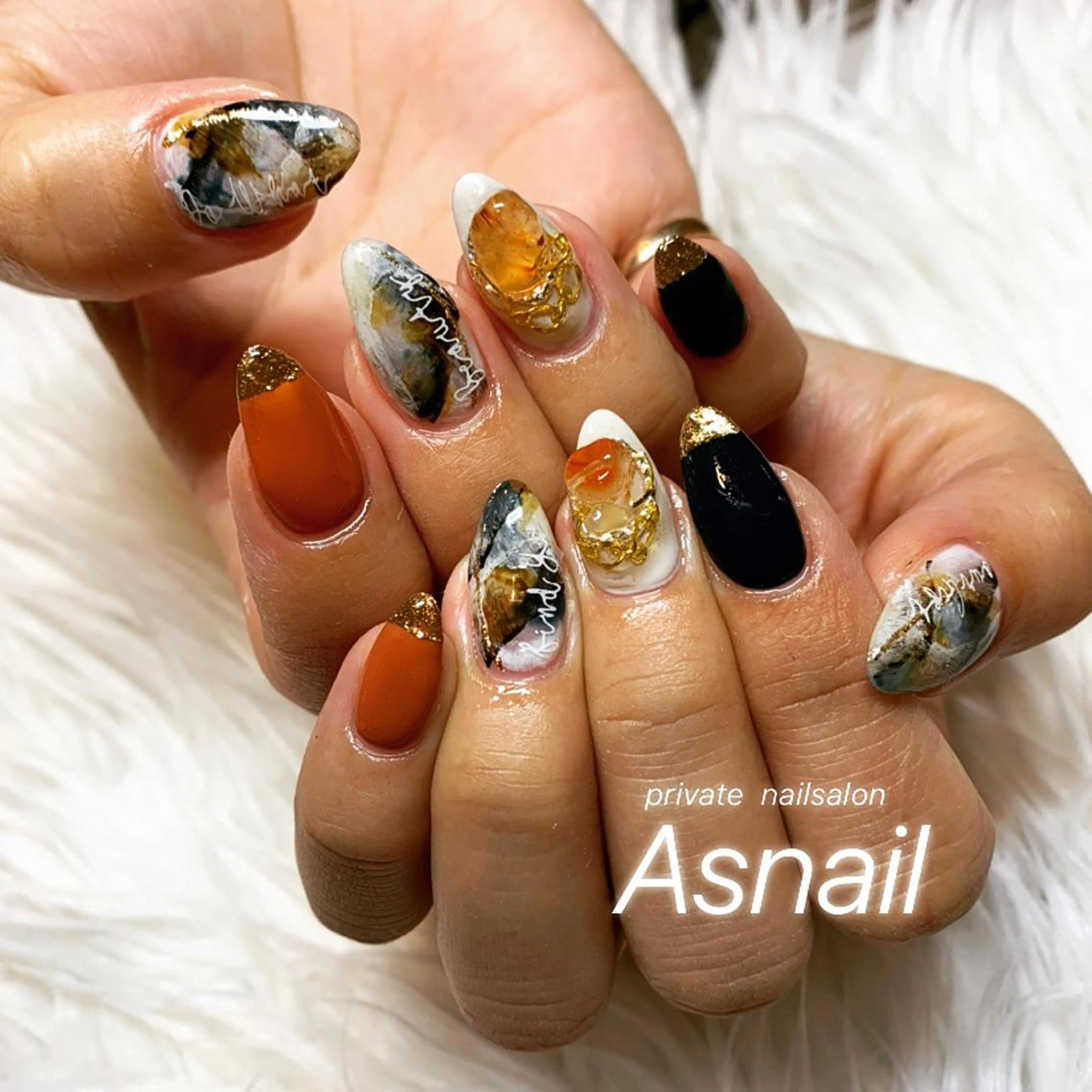 ネイル ハンドネイル Asnail 石川頌子のネイルデザイン