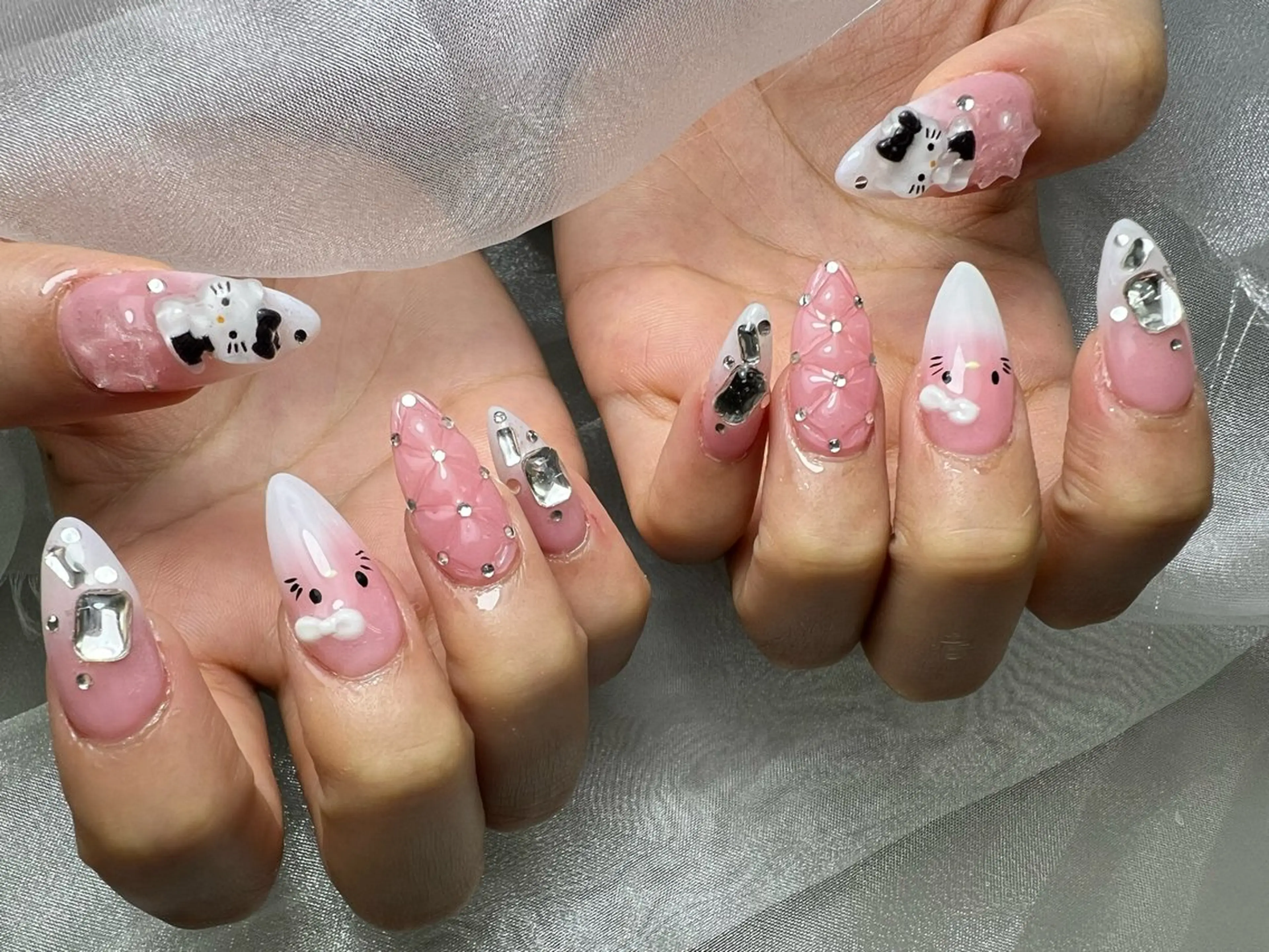 ネイル ハンドネイル Mana‪ ‪·͜· ❤︎‬のネイルデザイン
