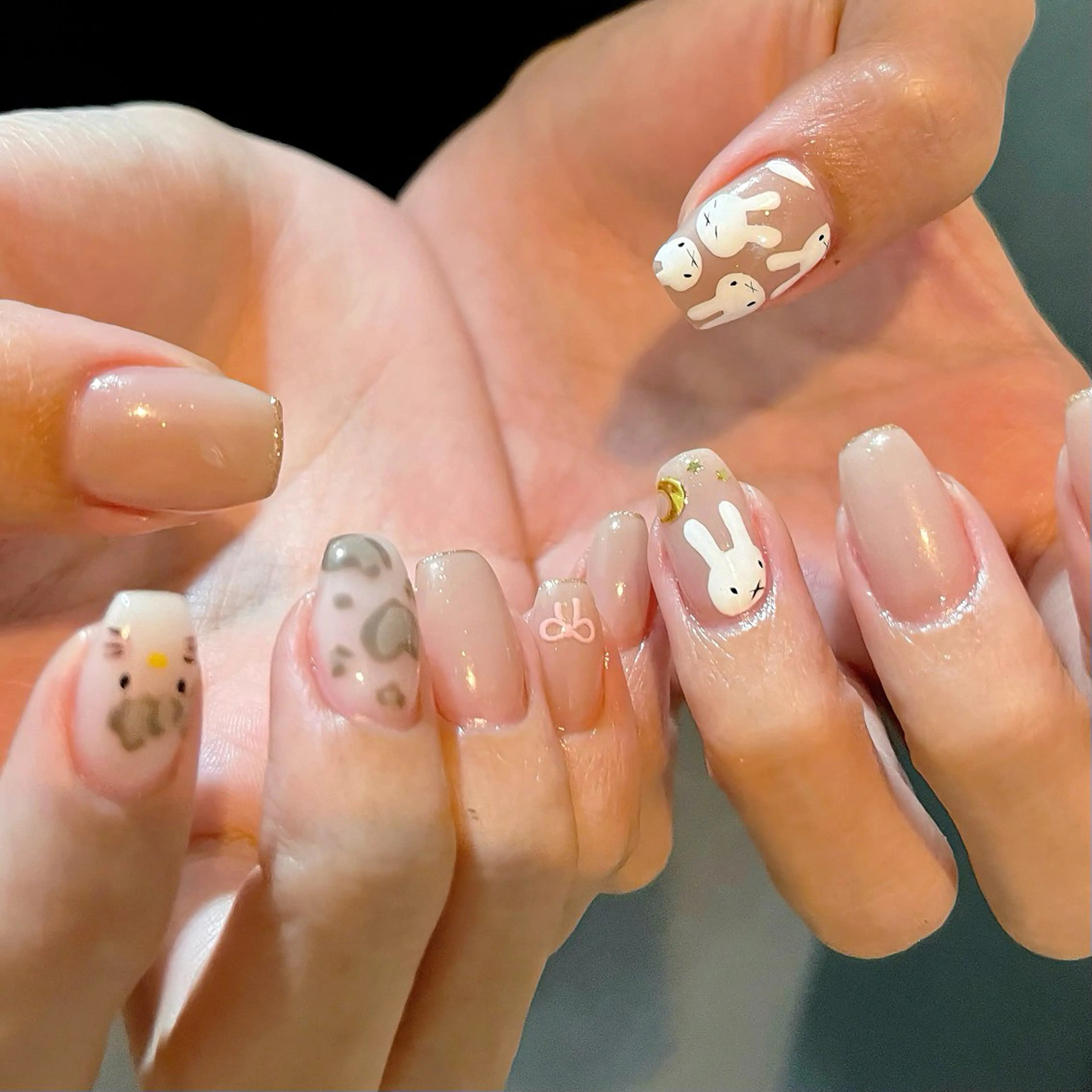 ネイル フレンチネイル ガーリー シンプルネイル ハンドネイル ハンドケア 🎀NAIL🎀 AI🪄︎︎◝✩のネイルデザイン