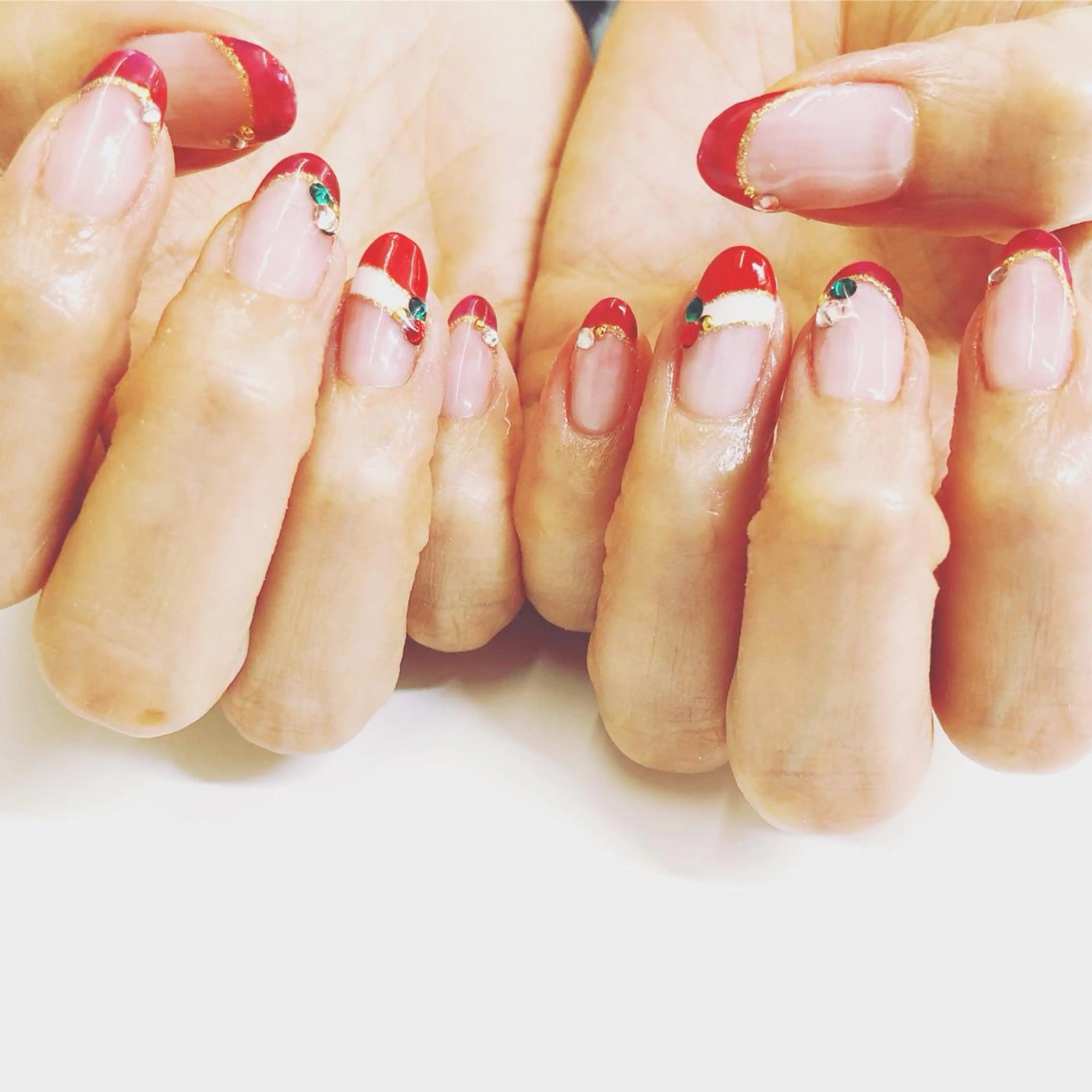 ネイル 冬ネイル クリスマス Minami 🍓のネイルデザイン