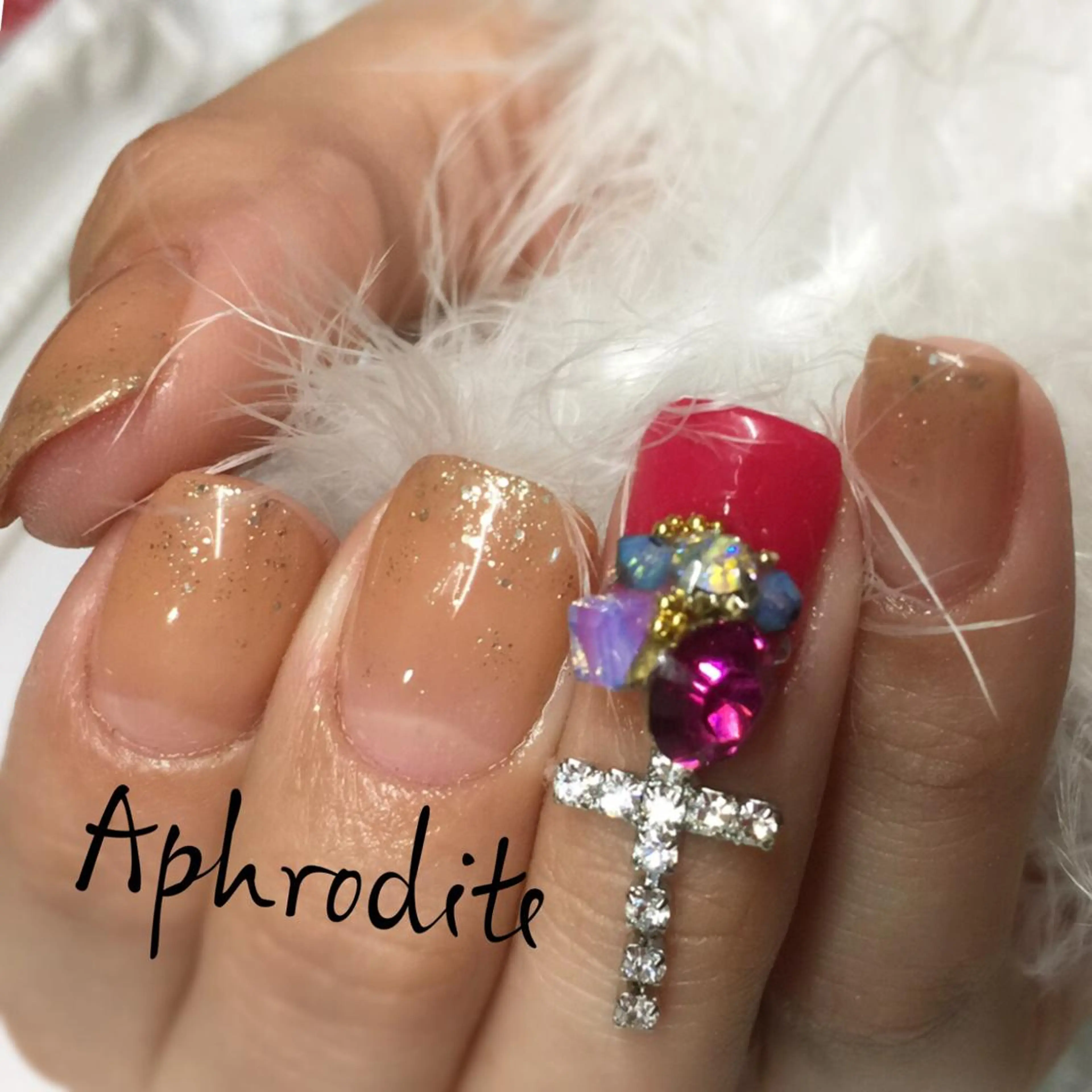 ネイル シンプルネイル APHRODITE Nagisaのネイルデザイン