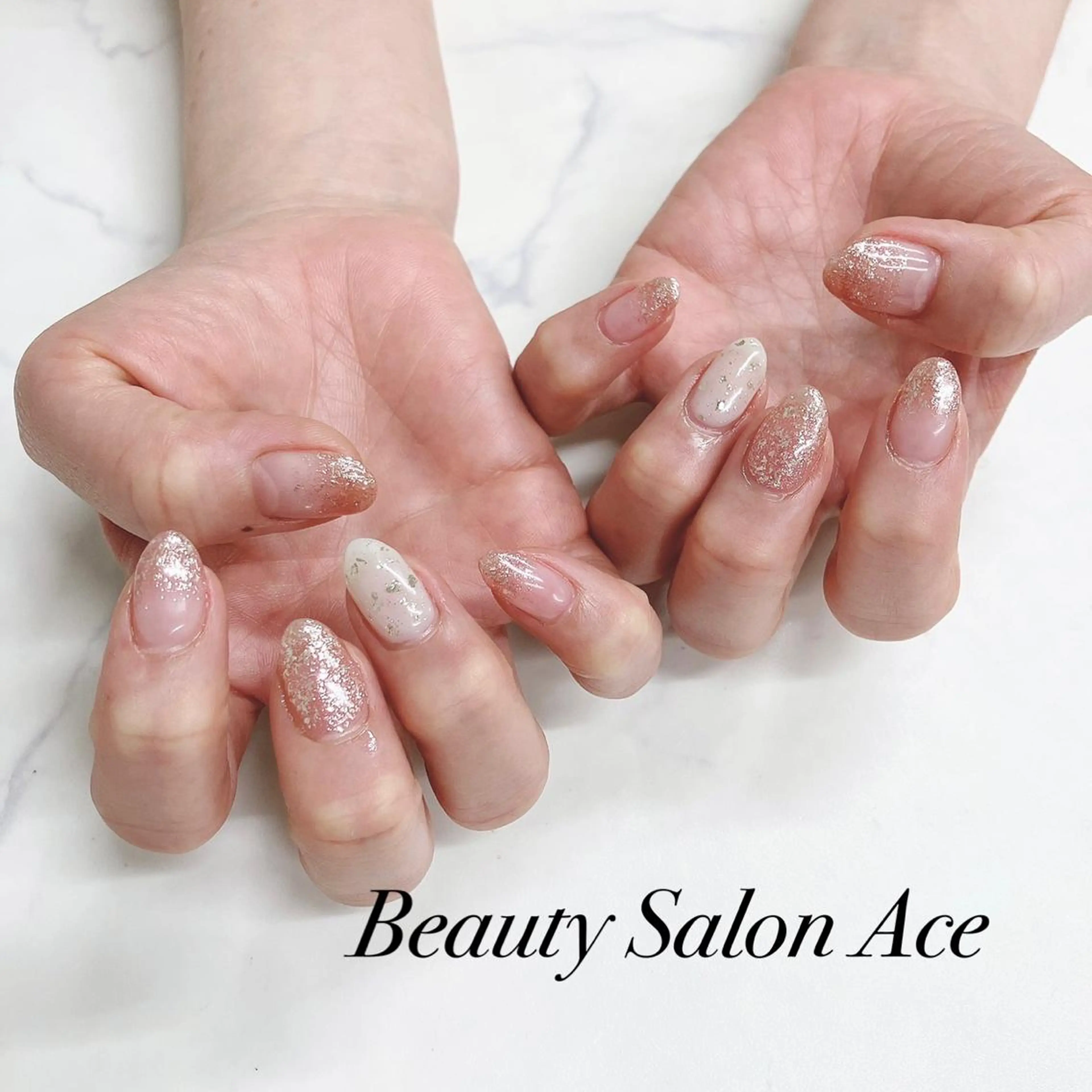 ネイル メンズネイル 春ネイル ハンドネイル ハンドケア Beauty Salon Ace（ネイルサロン　エース）所属・池袋フィルイン Ace♡長さだしのネイルデザイン