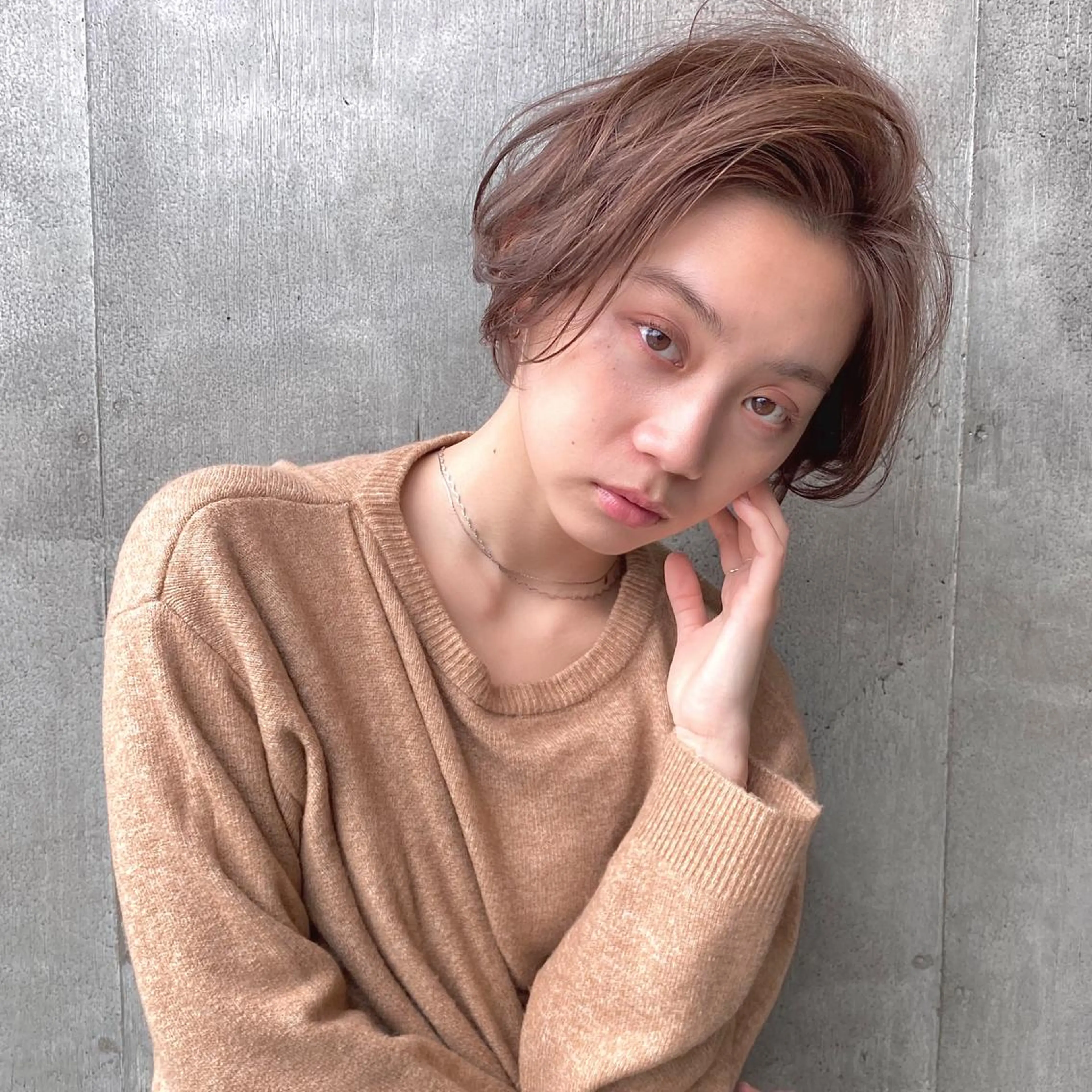 ショート カラー ヘアアレンジ カット ヘアカラー トリートメント ヘッドスパ tane.所属・【ダメージレス施術】 【透明感】北村 拓也のヘアスタイル