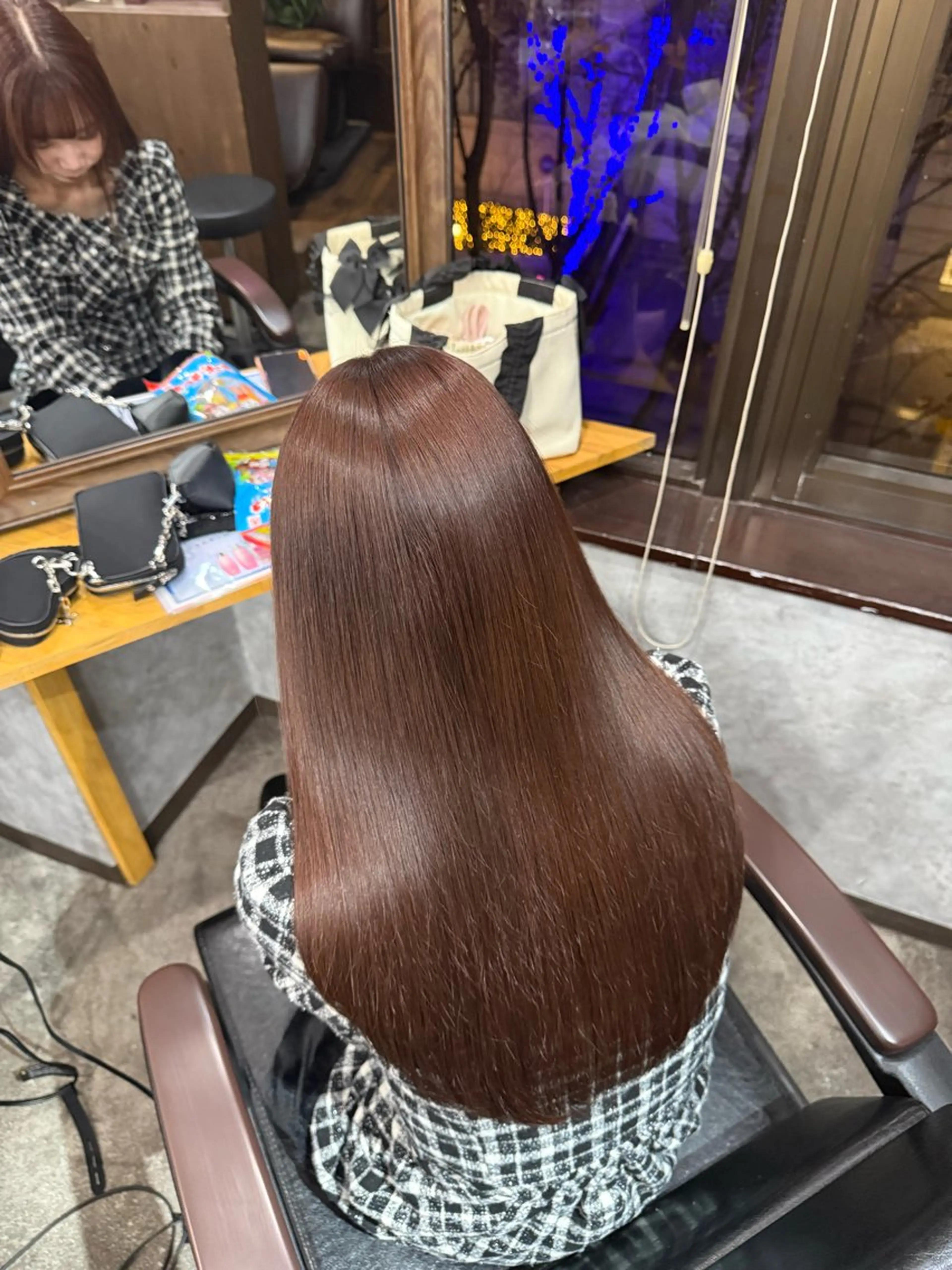 ロング カラー カット ヘアカラー トリートメント 髪質改善 /美髪矯正🫧ゆたかのヘアスタイル