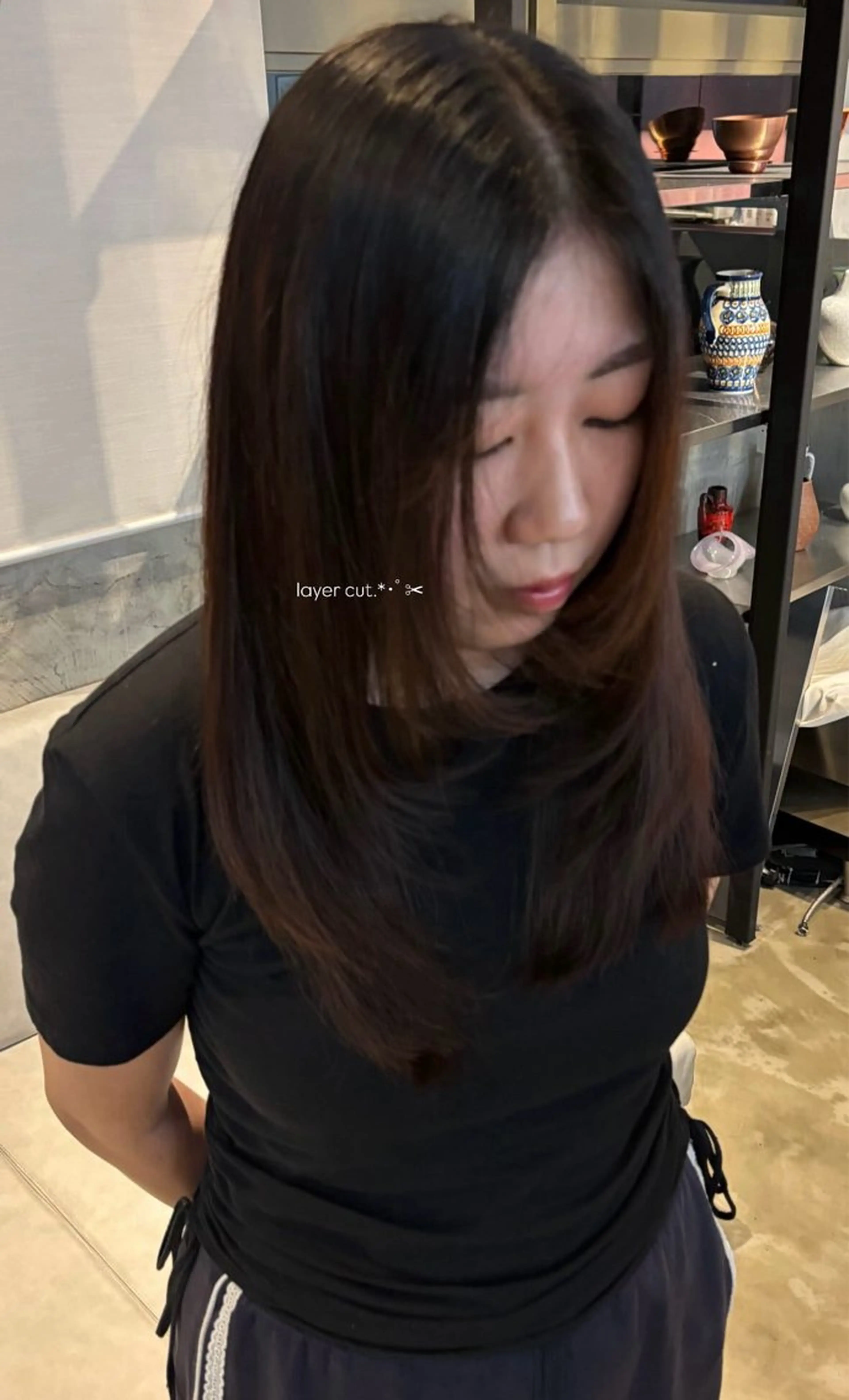 ロング 大泊 来寧のヘアスタイル