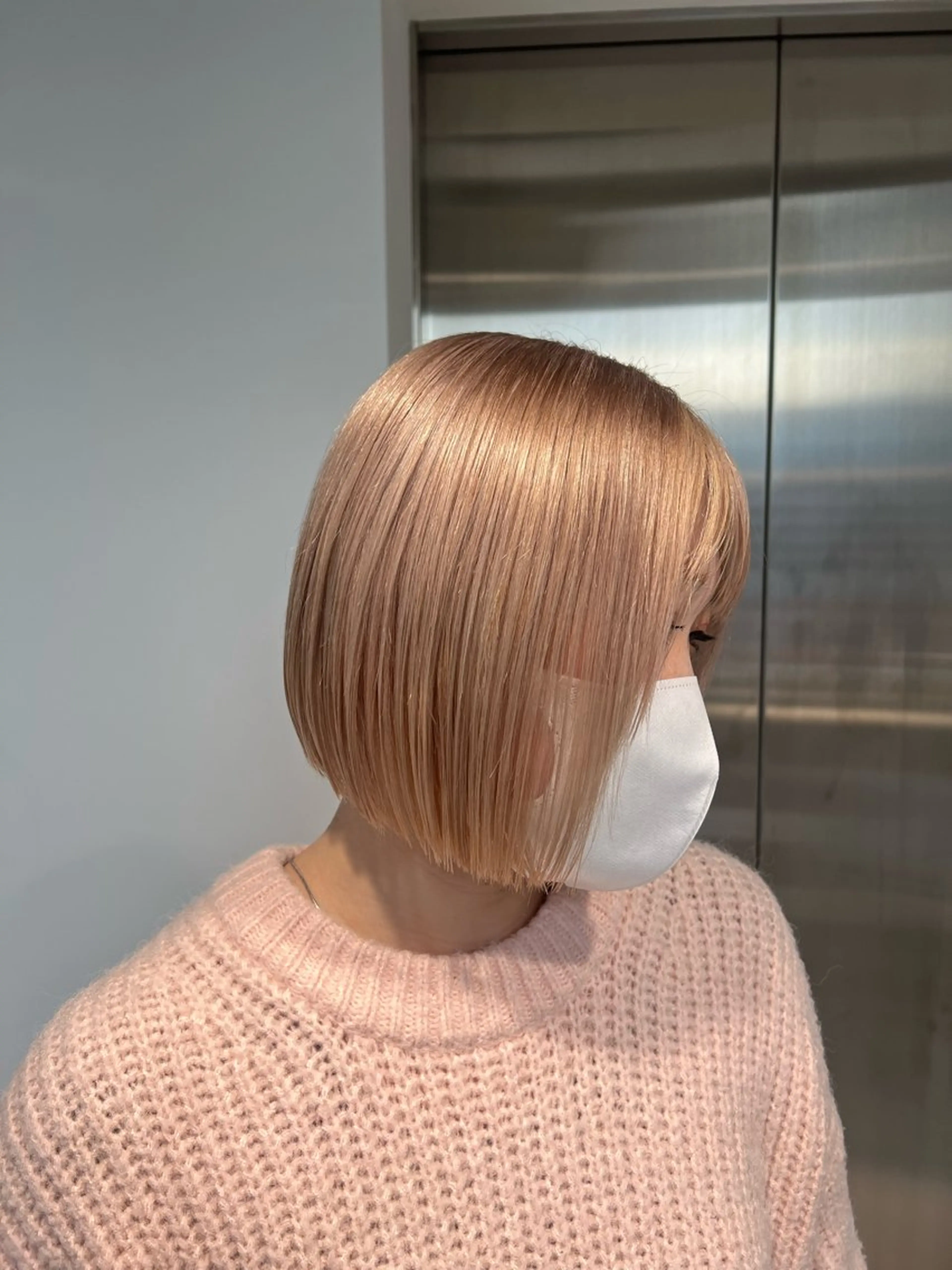 ミディアム カラー カット ヘアカラー トリートメント 色落ちまで可愛い 透明感🔅KANTAのヘアスタイル