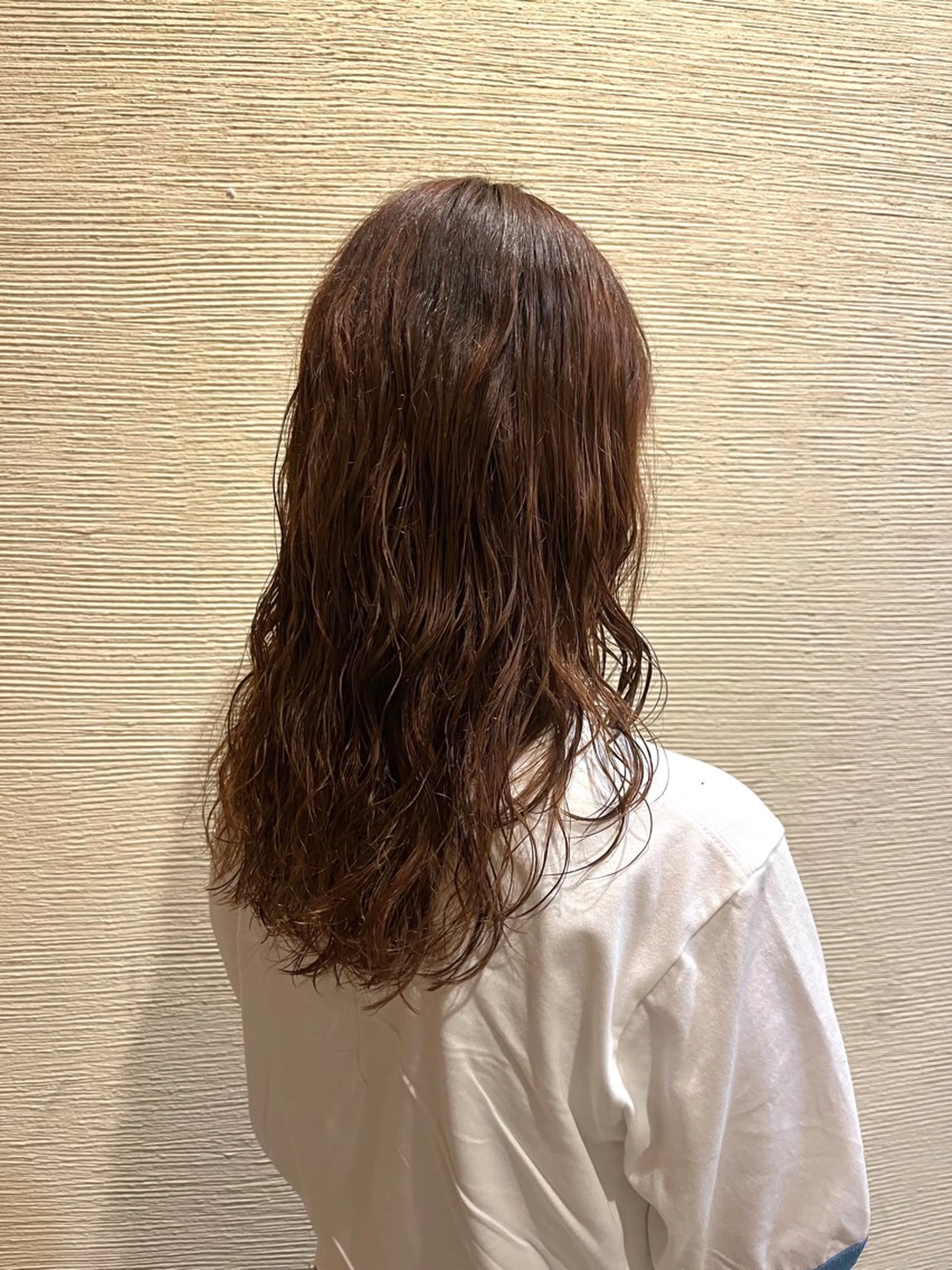 セミロング パーマ セミロングパーマ パーマ/艶カラー /伊藤愛麻のヘアスタイル
