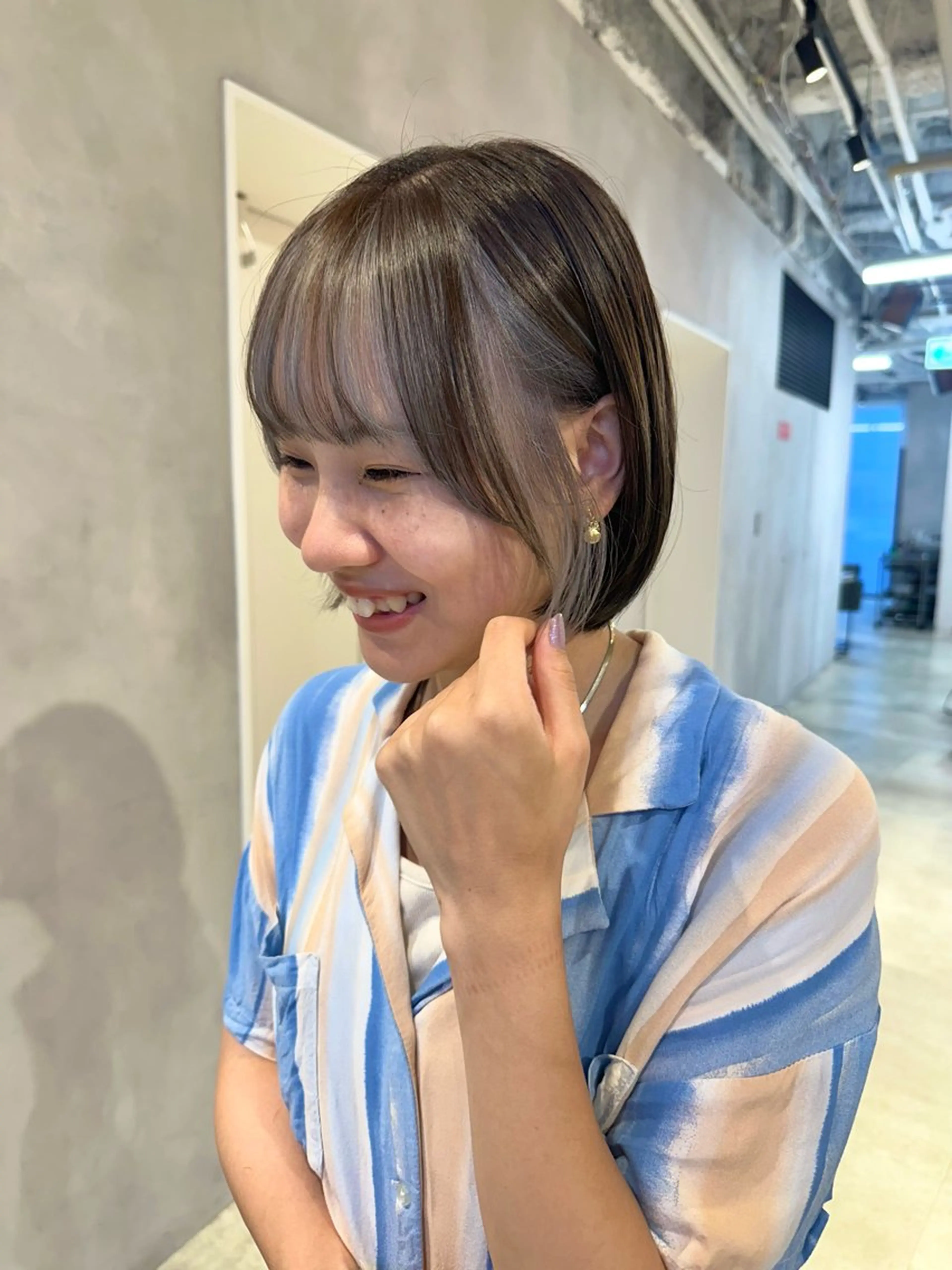 ショート カラー インナーカラー ショートヘア カット ヘアカラー トリートメント 似合わせ小顔ショート /akane🐰♥️のヘアスタイル