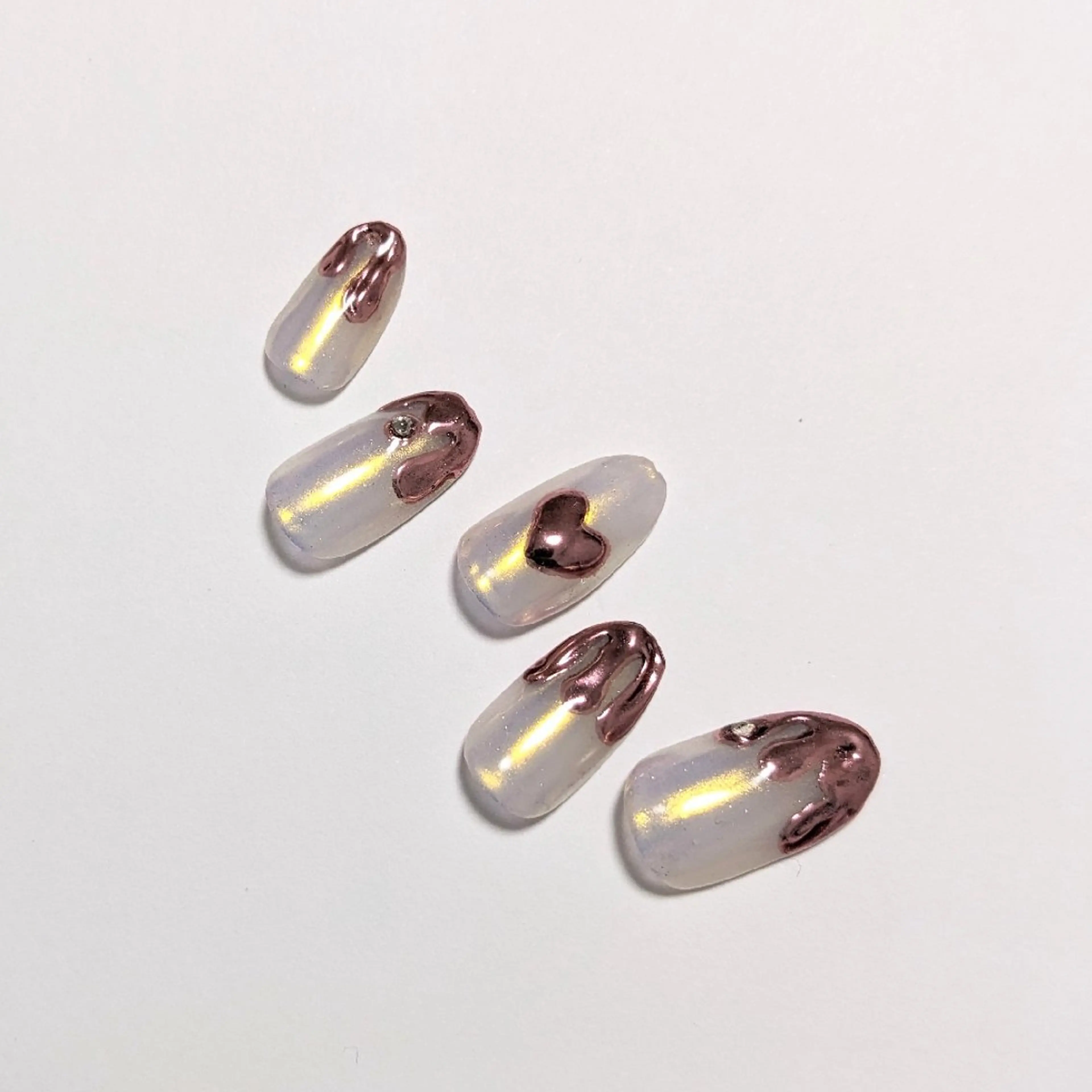 ハンド💙当店アート多めサンプルネイル【ご新規様・自店オフ無料】の写真