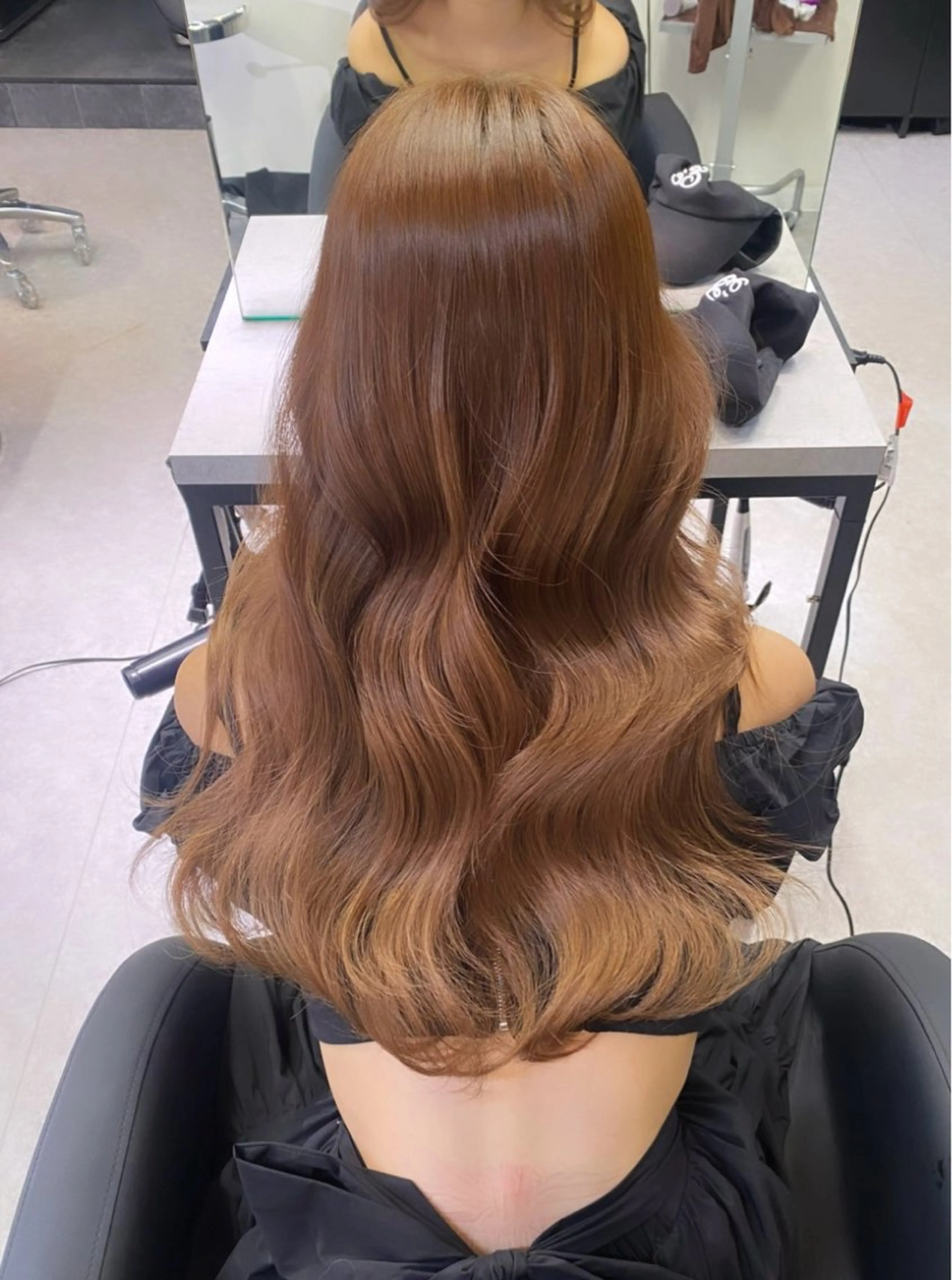 セミロング ヘアカラー カラーモデル募集中 /Nanakaのヘアスタイル