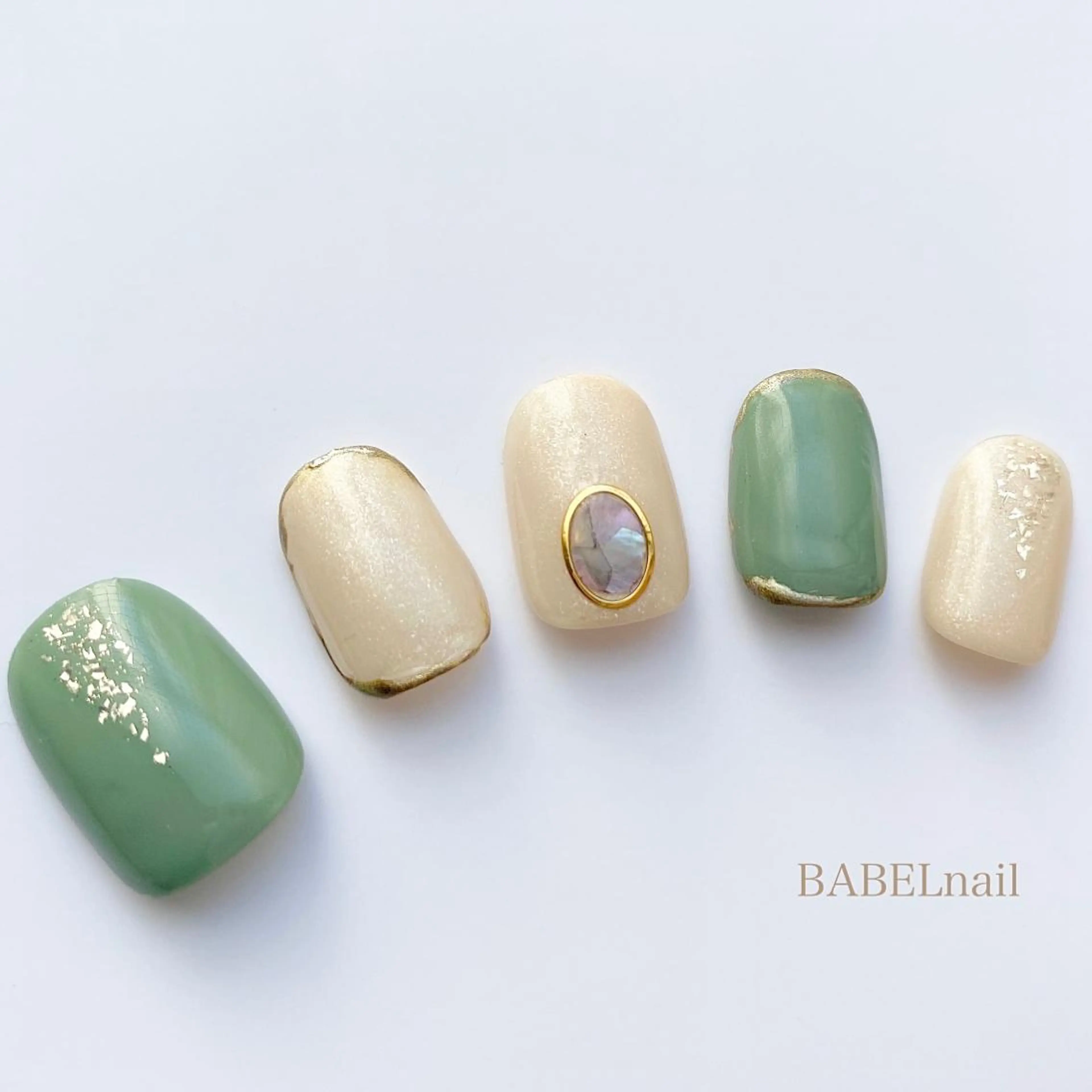 ネイル ハンドネイル BABELバベル所属・江戸川橋✨BABEL 【バベル】大人可愛いのネイルデザイン