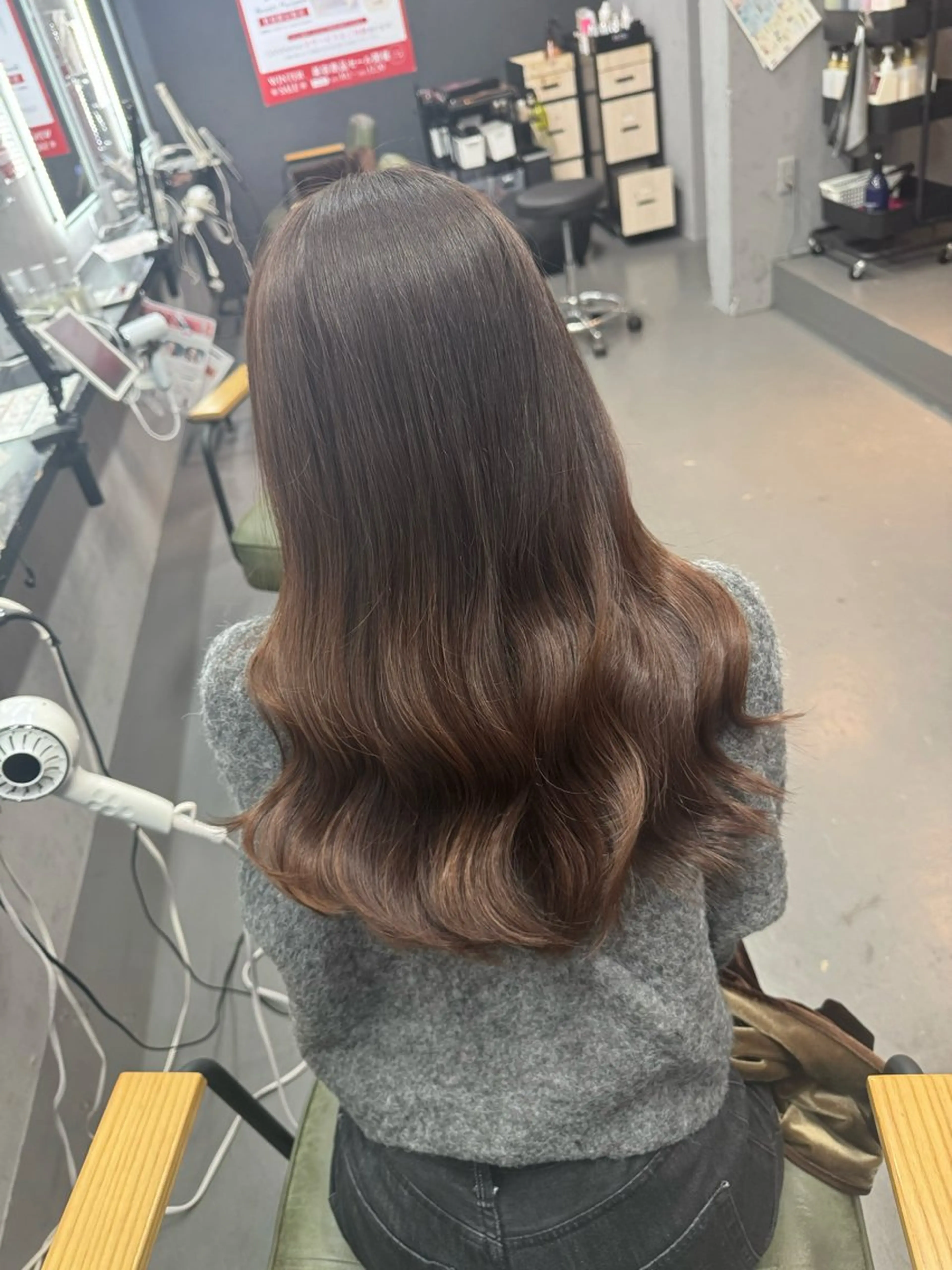 カラー ヘアカラー トリートメント 籔上 凜のヘアスタイル