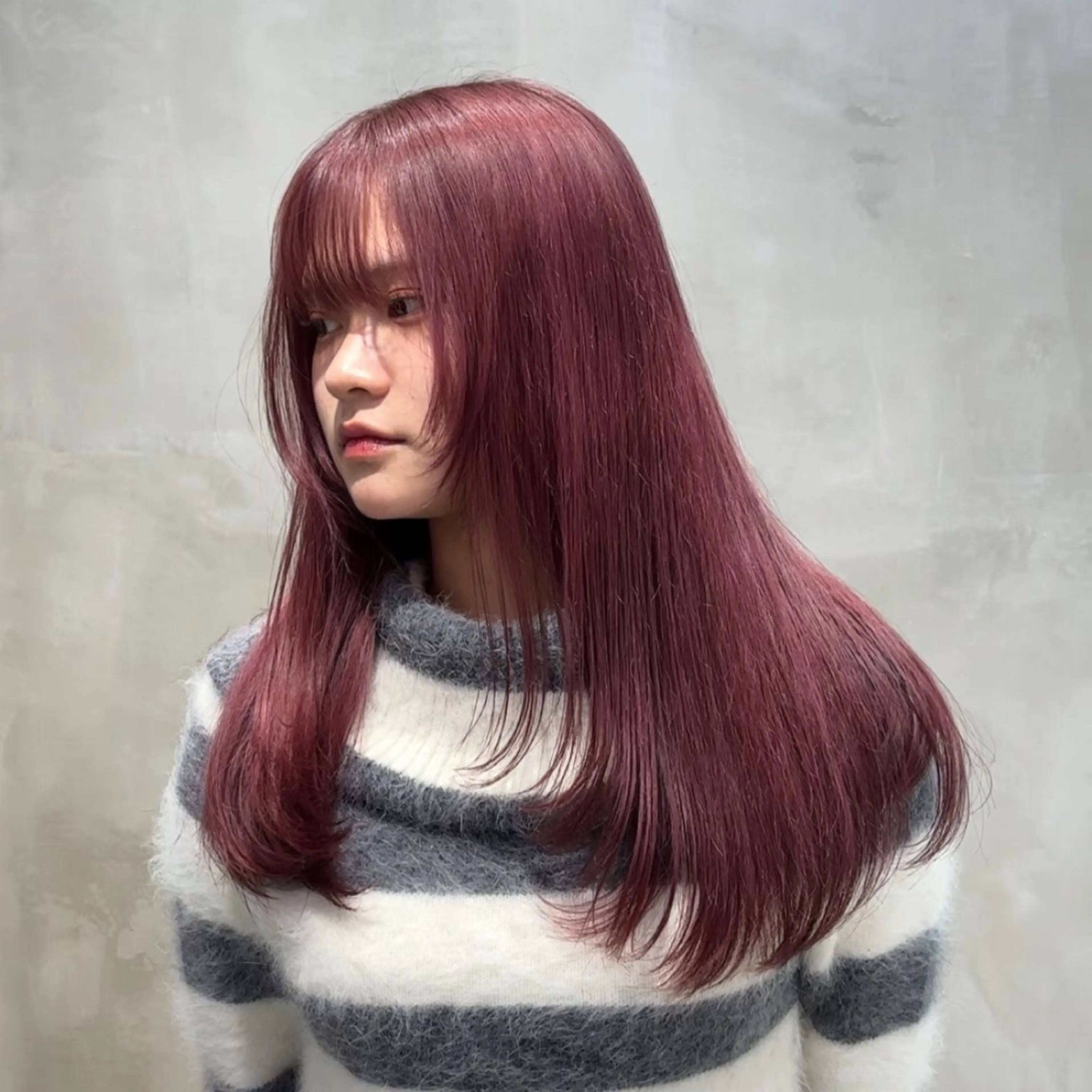 セミロング カラー ブリーチ ヘアカラー The Path ARENのヘアスタイル