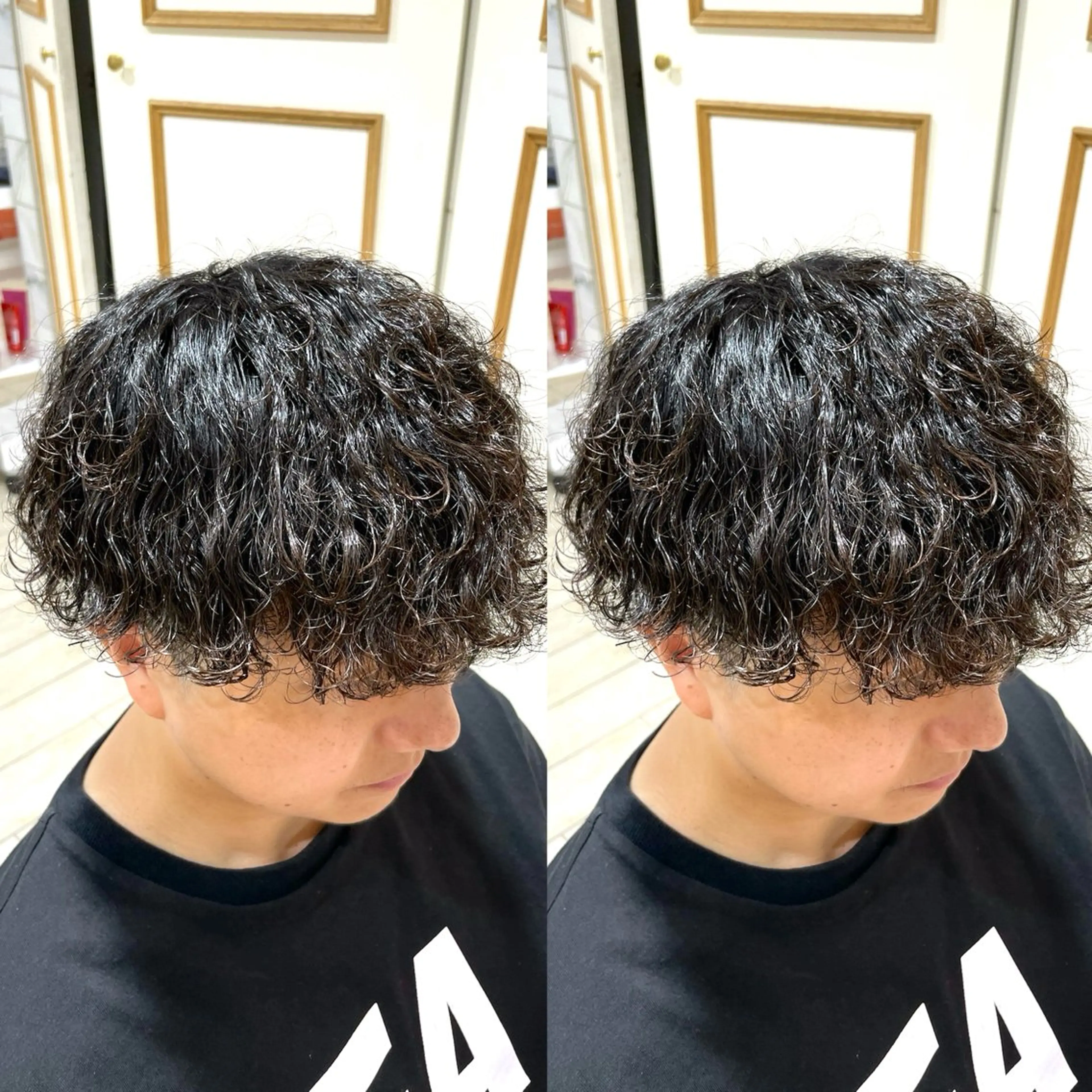 パーマ メンズ スズキ マリのヘアスタイル