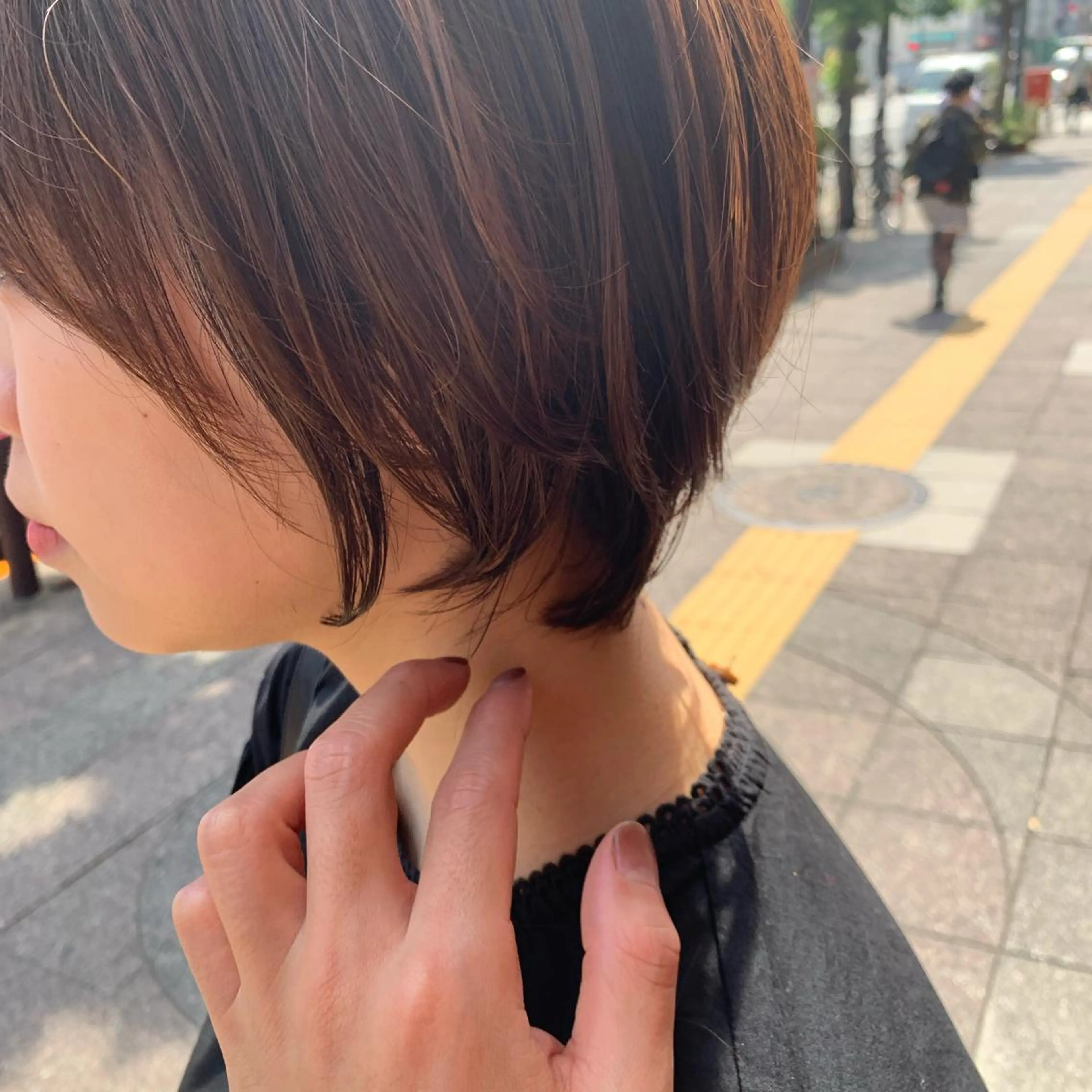 ショート カット ヘアカラー トリートメント 🟤TAP🟤 木曳野　金沢店のヘアスタイル