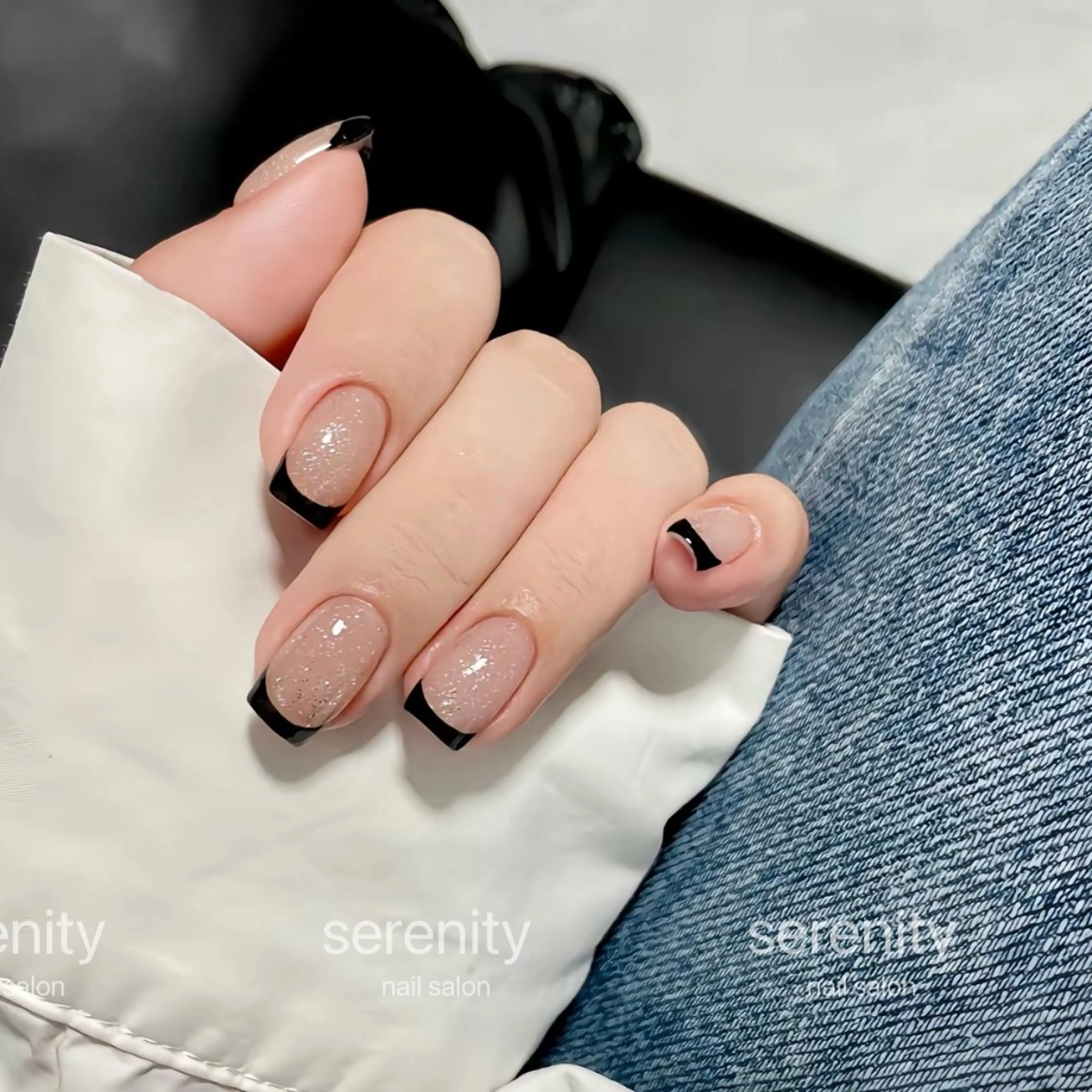 ネイル ハンドネイル ハンドケア ✨Serenity ワンホンネイルのネイルデザイン