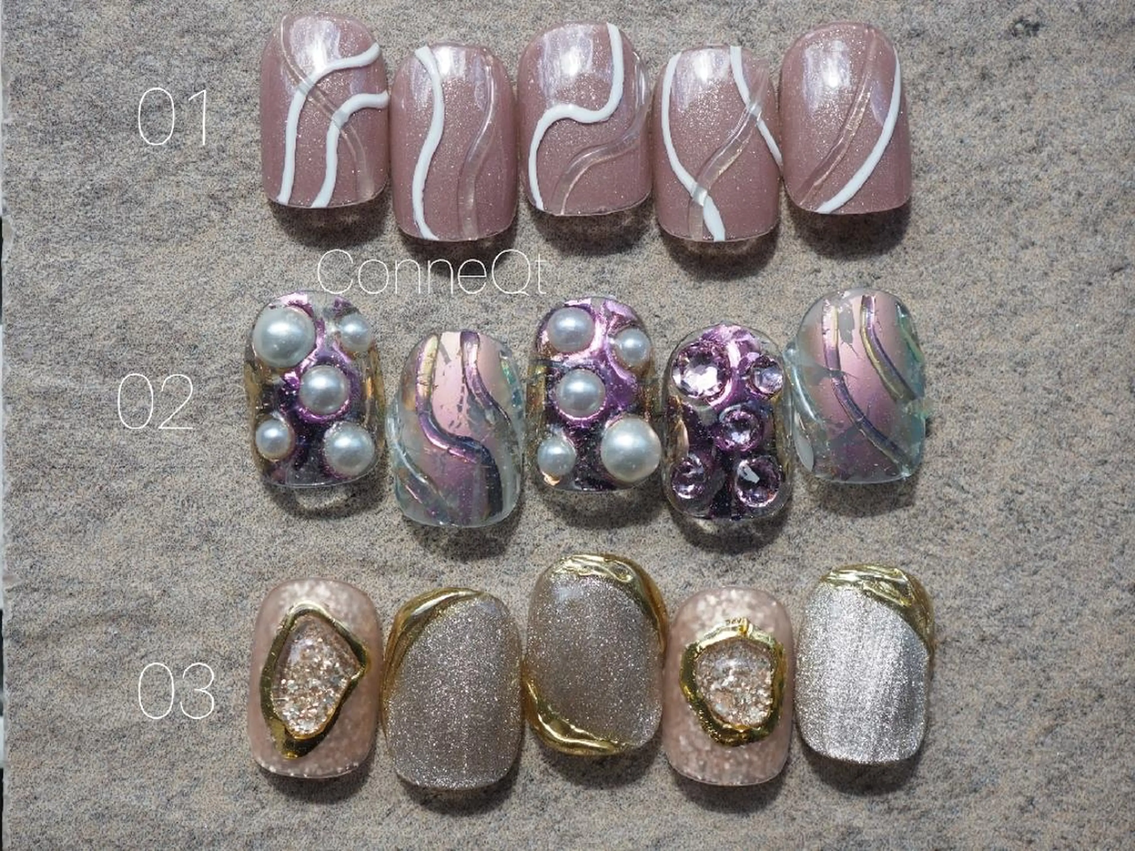 ネイル ハンドネイル ハンドケア ConneQt所属・ETHOSENSE. kimikaのネイルデザイン