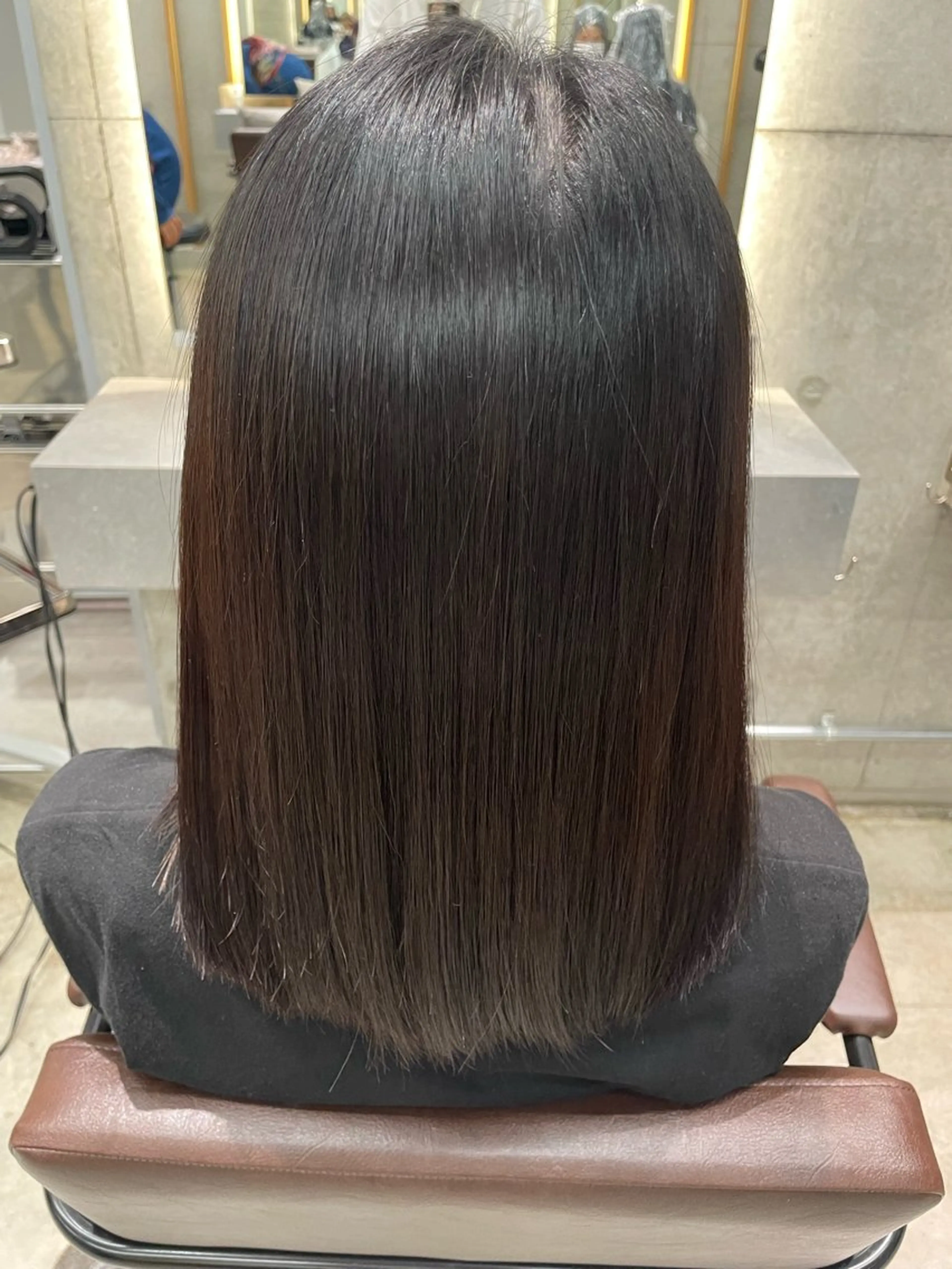 ミディアム 髪質改善 はら しおりのヘアスタイル