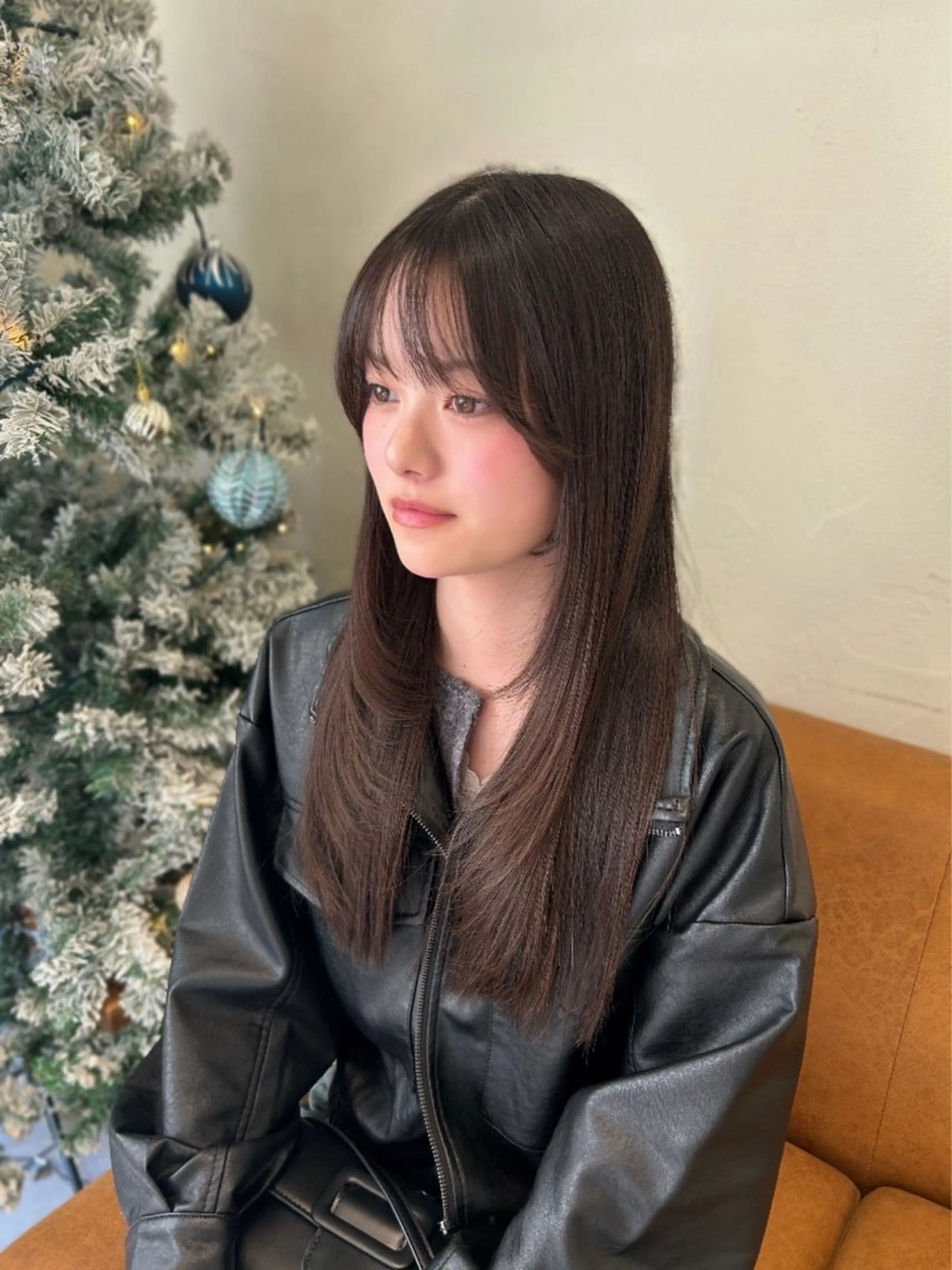 ロング レイヤーカット カット ヘアカラー アフェクション大曽根所属・横田 冴のヘアスタイル