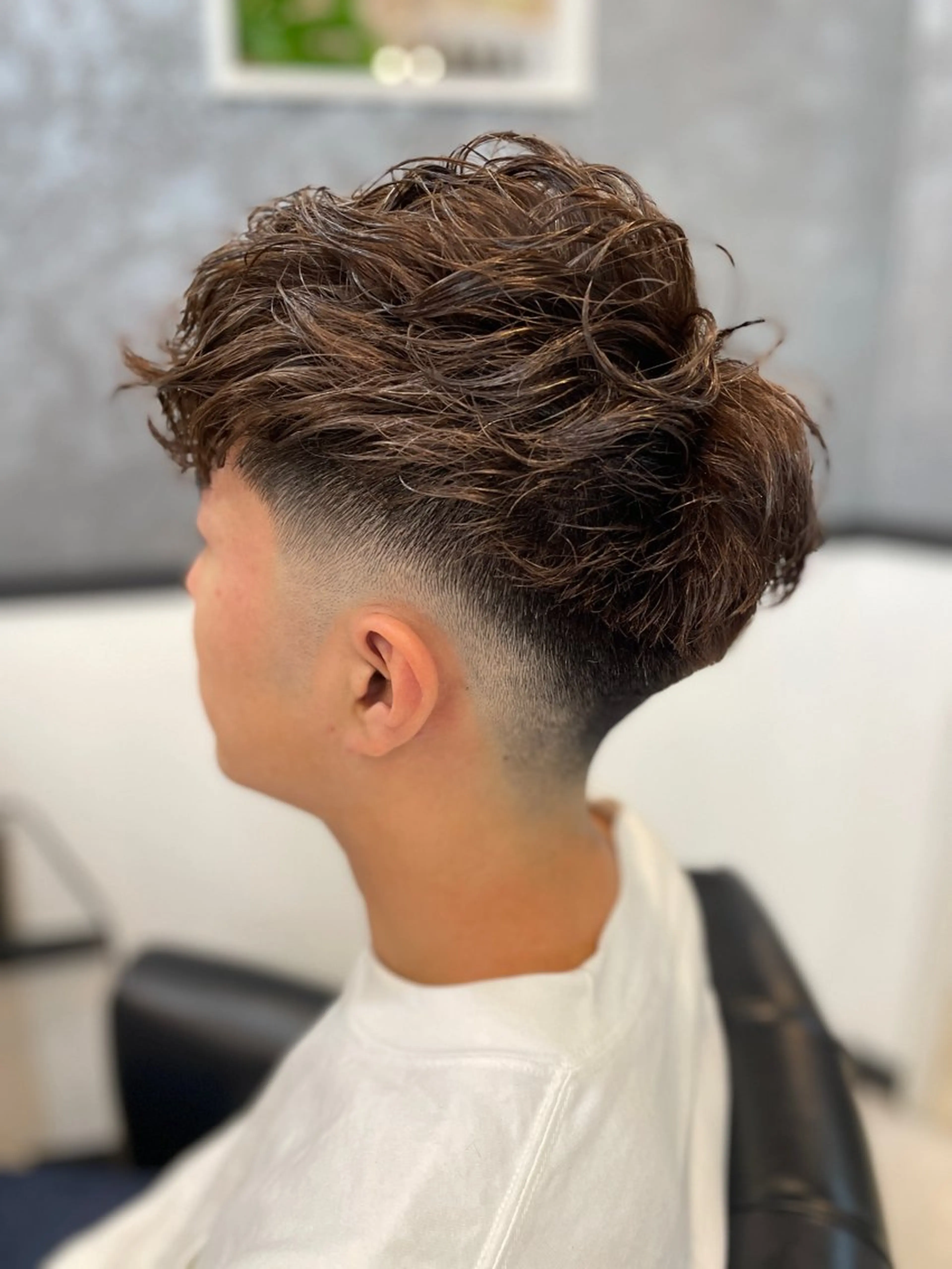 ショート カラー メンズ 福田 竜作のヘアスタイル