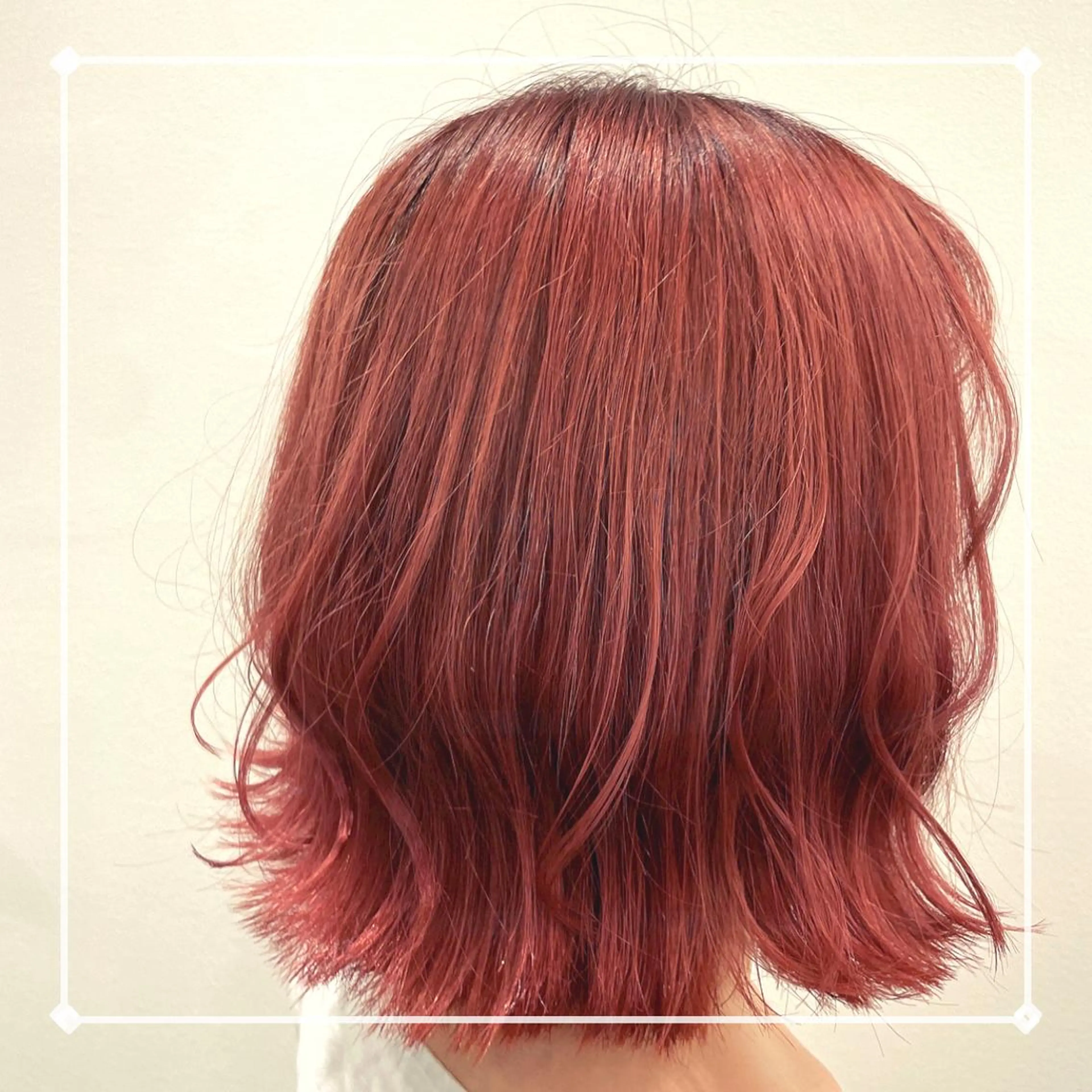 ミディアム カラー ブリーチ ブリーチ/縮毛矯正/ ボブ特化/よしきのヘアスタイル